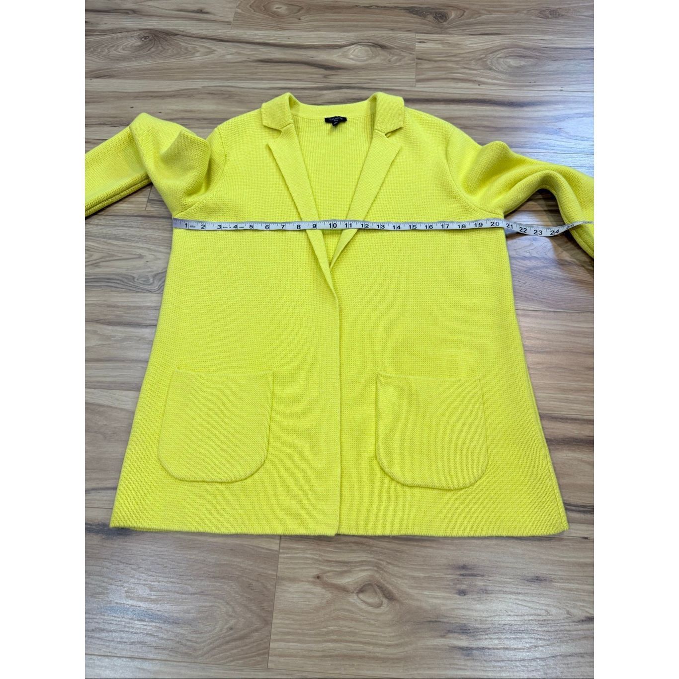 Robert Talbott Talbots Notch Collar yellow Sweater Blazer open front size M Size M / US 6-8 / IT 42-44 - 6 Thumbnail