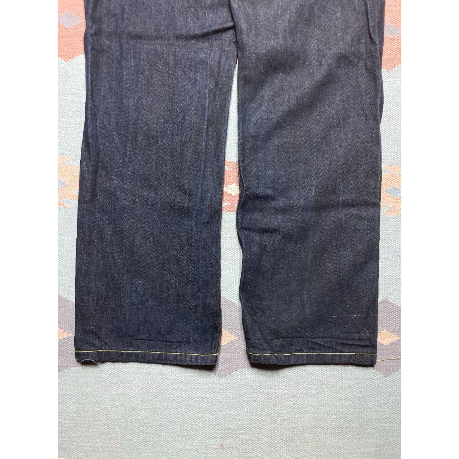 Vintage VINTAGE Red Ape Jeans Wide-Leg 42x34 Men Black Grunge Y2K Baggy Skater Size US 42 / EU 58 - 2 Thumbnail