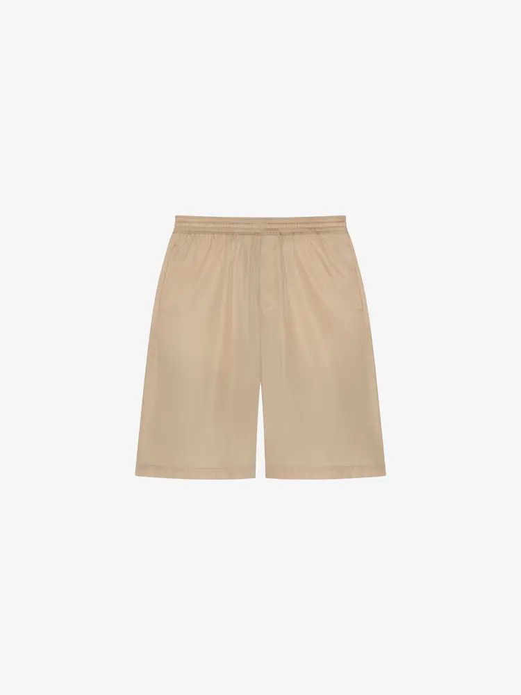 Givenchy o1n1vont0326 Elasticated Casual Shorts in Beige Size US 36 / EU 52 - 1 Thumbnail