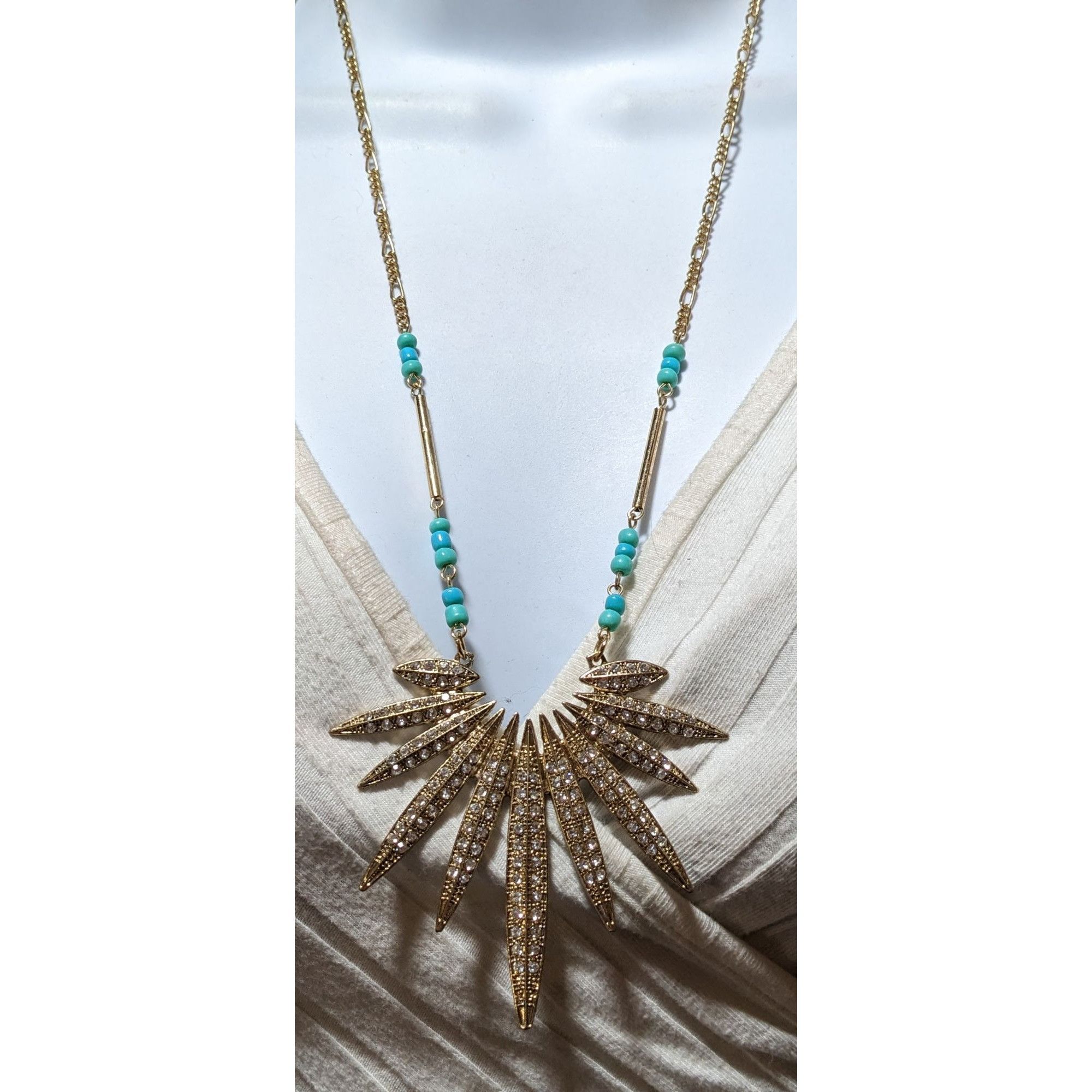 Other Southwestern Sunburst Rhinestone Pendant Necklace Size ONE SIZE - 5 Thumbnail