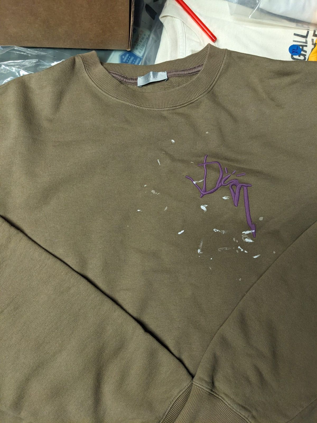 Dior CHRISTIAN DIOR X CACTUS JACK OVERSIZED SWEATSHIRT M BROWN Size US M / EU 48-50 / 2 - 5 Thumbnail