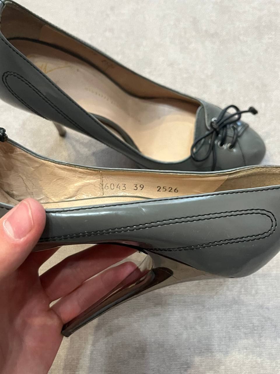 Giuseppe Zanotti Giuseppe Zanotti Open Women`s Rare Pumps Heels Gray 39 US 9 Size US 9 / IT 39 - 11 Thumbnail