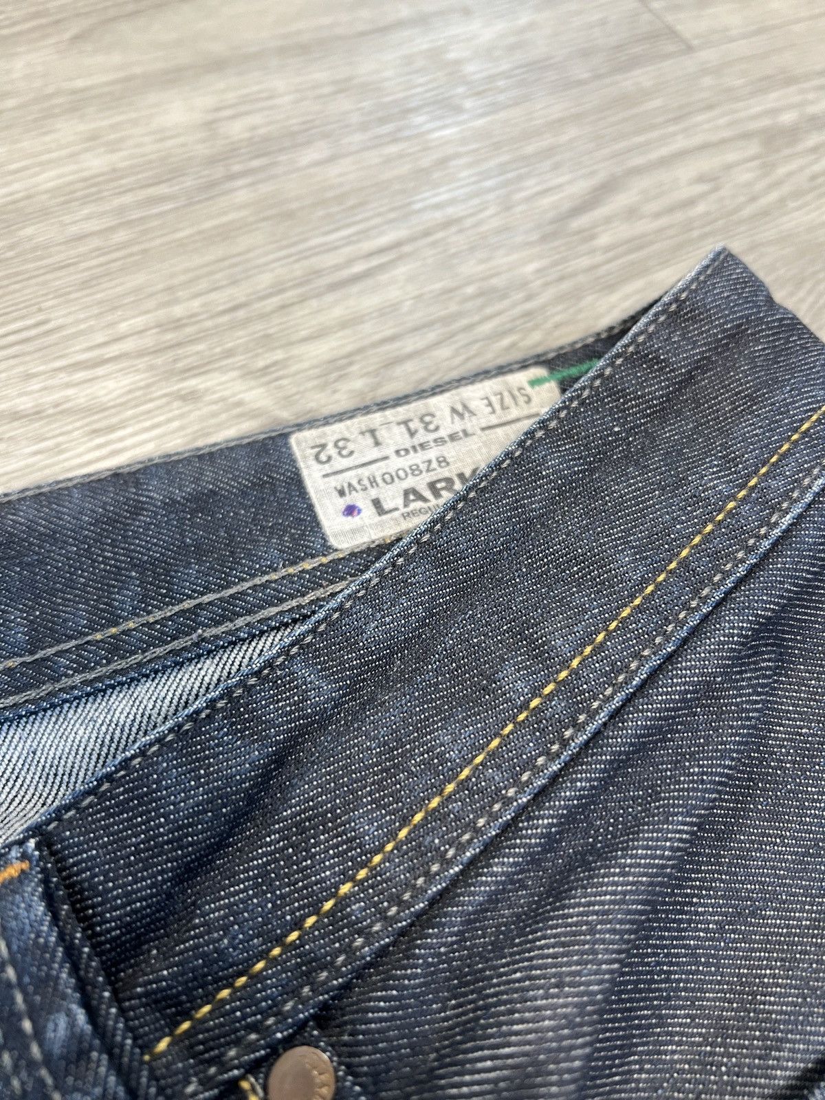 Diesel Vintage Diesel Industry Denim Jeans Straight Fit Dark Wash Size US 31 - 11 Thumbnail
