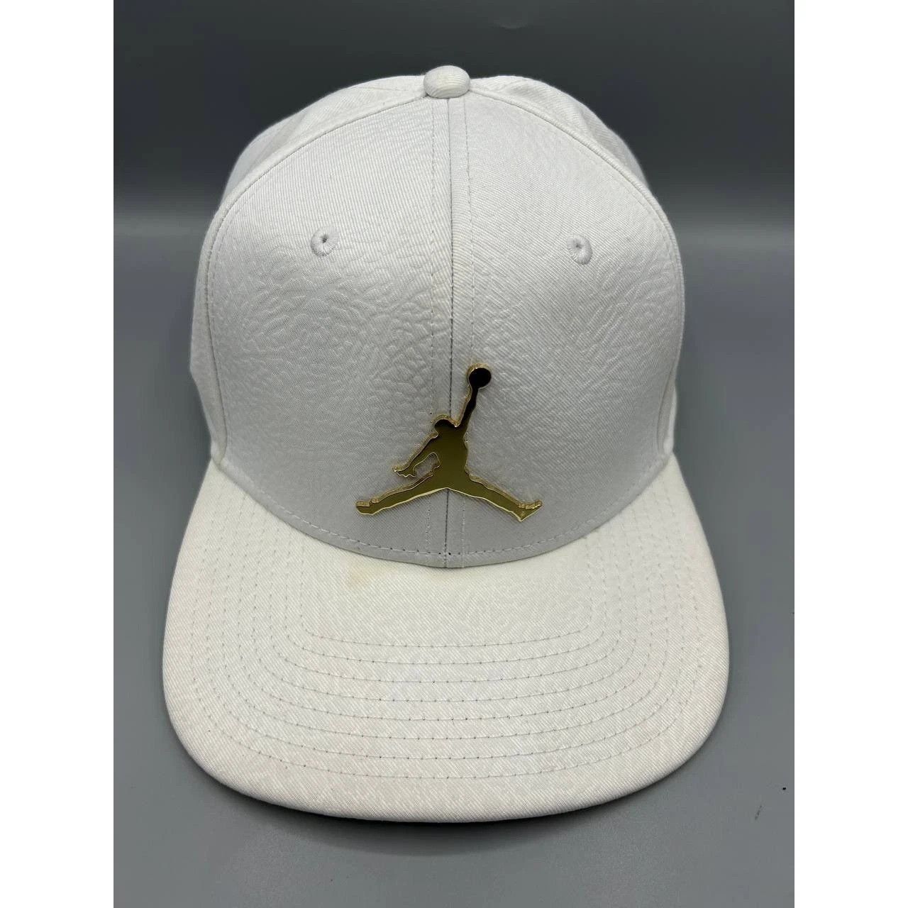 Jordan Brand Air Jordan Hat Men Cement Elephant Metal Logo Snap Back Cap Size ONE SIZE - 1 Thumbnail