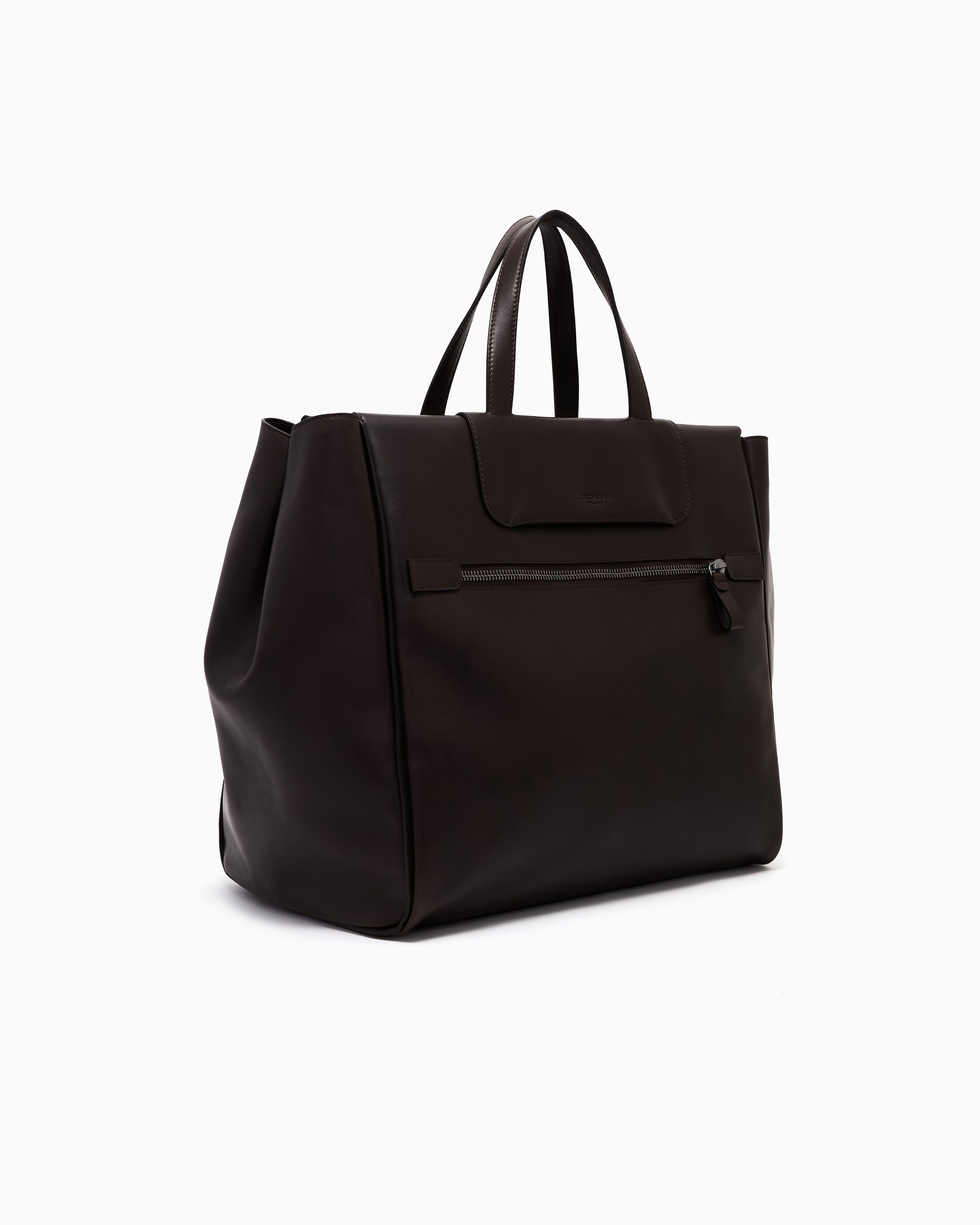 Giorgio Armani GIORGIO ARMANI Men Runway Culfskin WEEKENDER DUFFEL Bag Size ONE SIZE - 4 Thumbnail