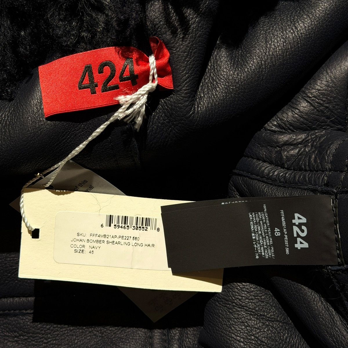 424 $5,000 Fur Shearling leather reversible jacket Size US M / EU 48-50 / 2 - 2 Thumbnail