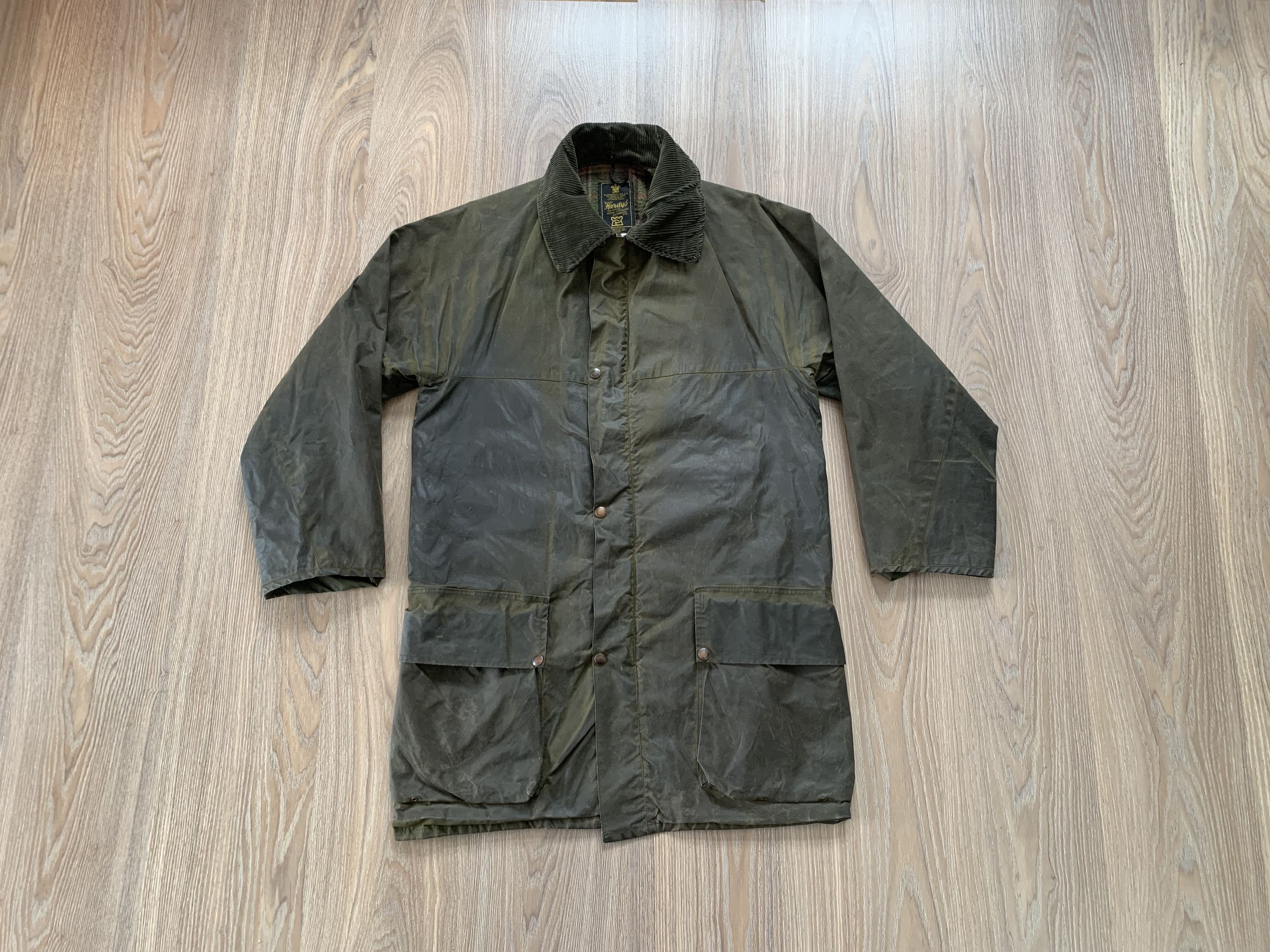 Other Retro Hardys English Waxed Heavy Coat Jacket Size US M / EU 48-50 / 2 - 1 Thumbnail