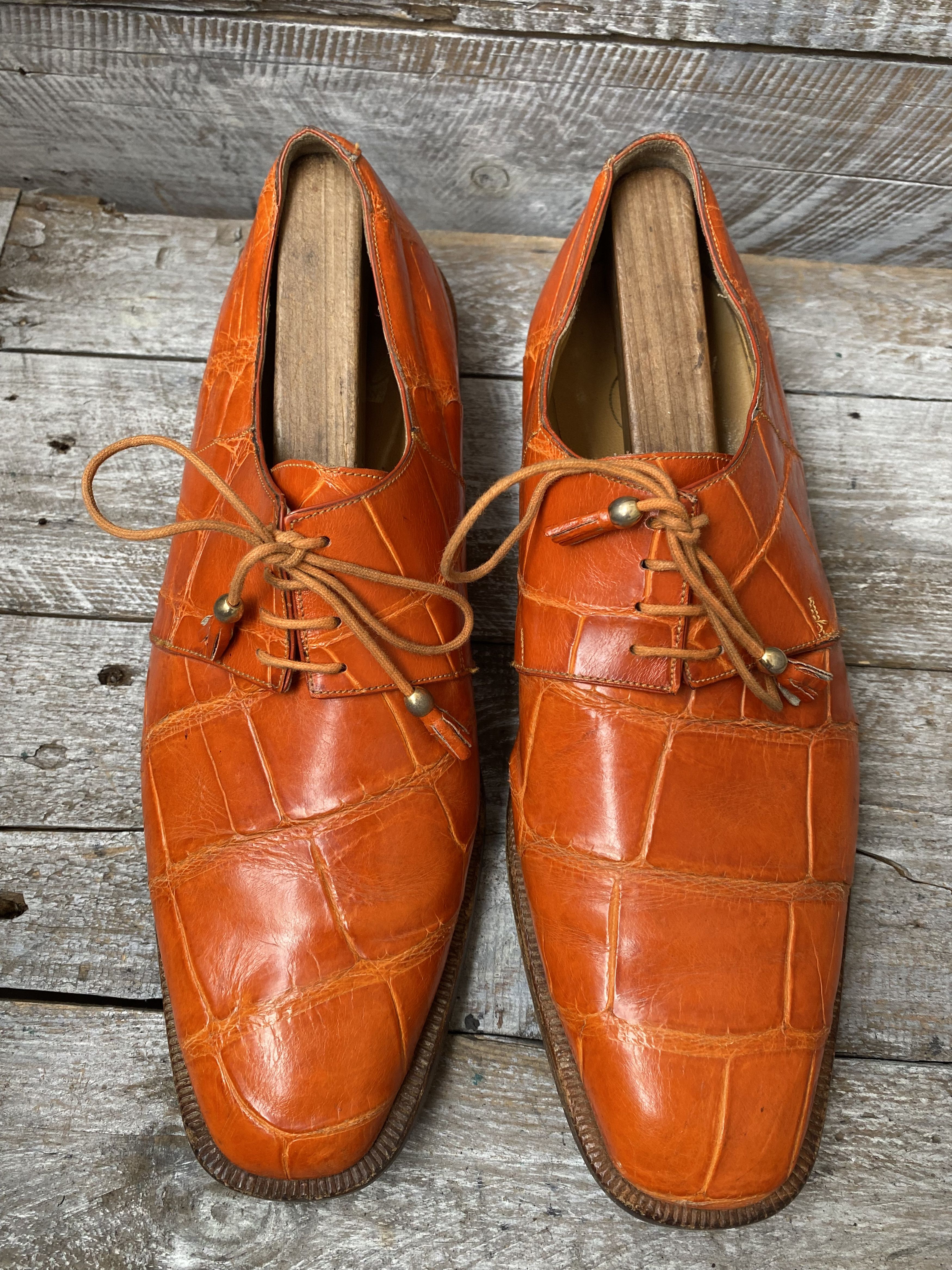 Mauri Mauri oxford exotic crocodile leather sz 11.5 Size US 11.5 / EU 44-45 - 9 Thumbnail