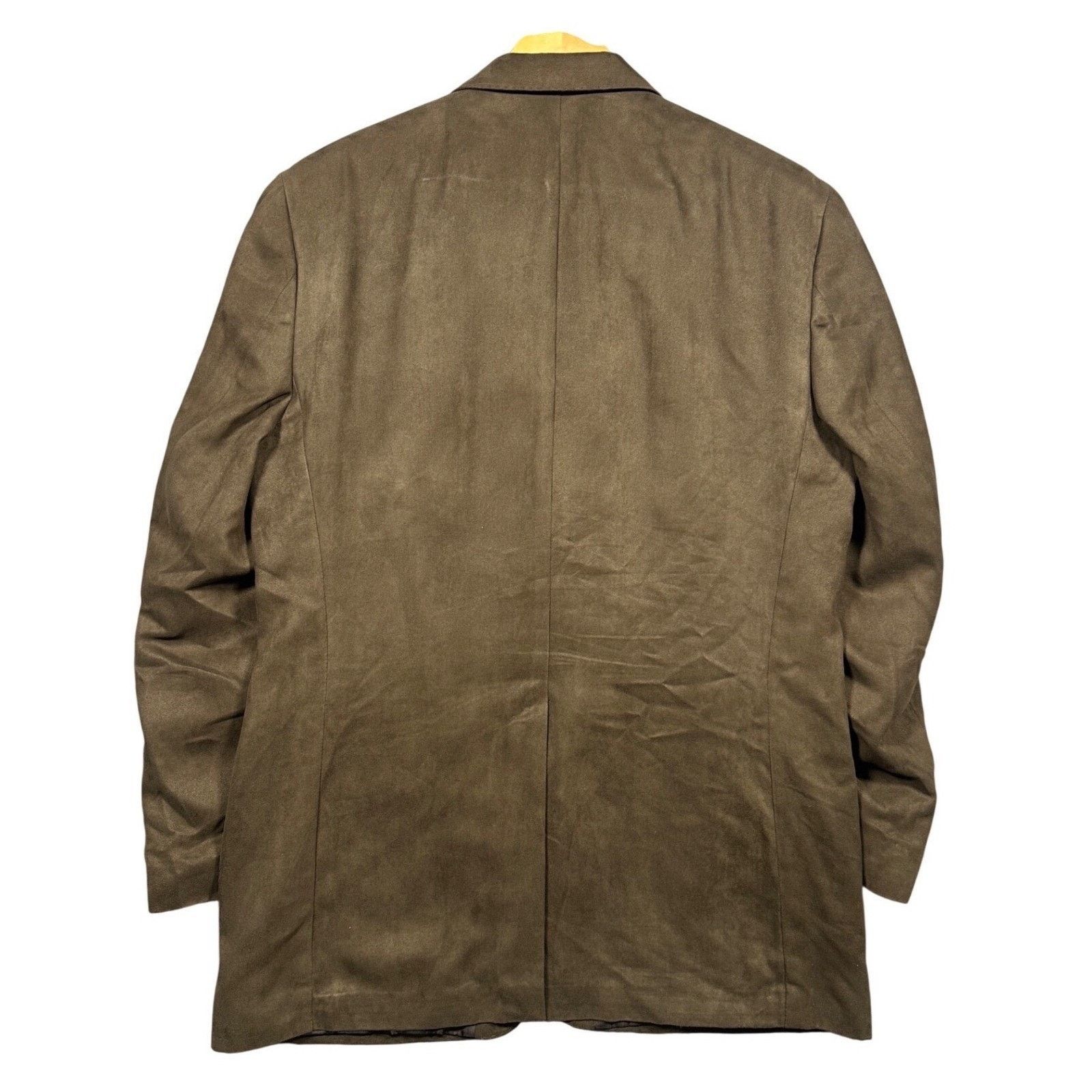 Ralph Lauren Ralph Lauren Blazer Sport Coat Mens 42L Brown Faux Suede Size 42L - 3 Thumbnail