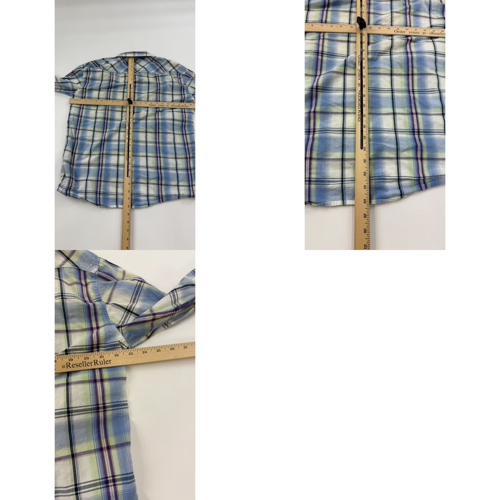 Roper Roper Shirt Mens Medium Colorful Plaid Western Double Chest Pockets Snap Button Shirt Size US M / EU 48-50 / 2 - 8 Thumbnail