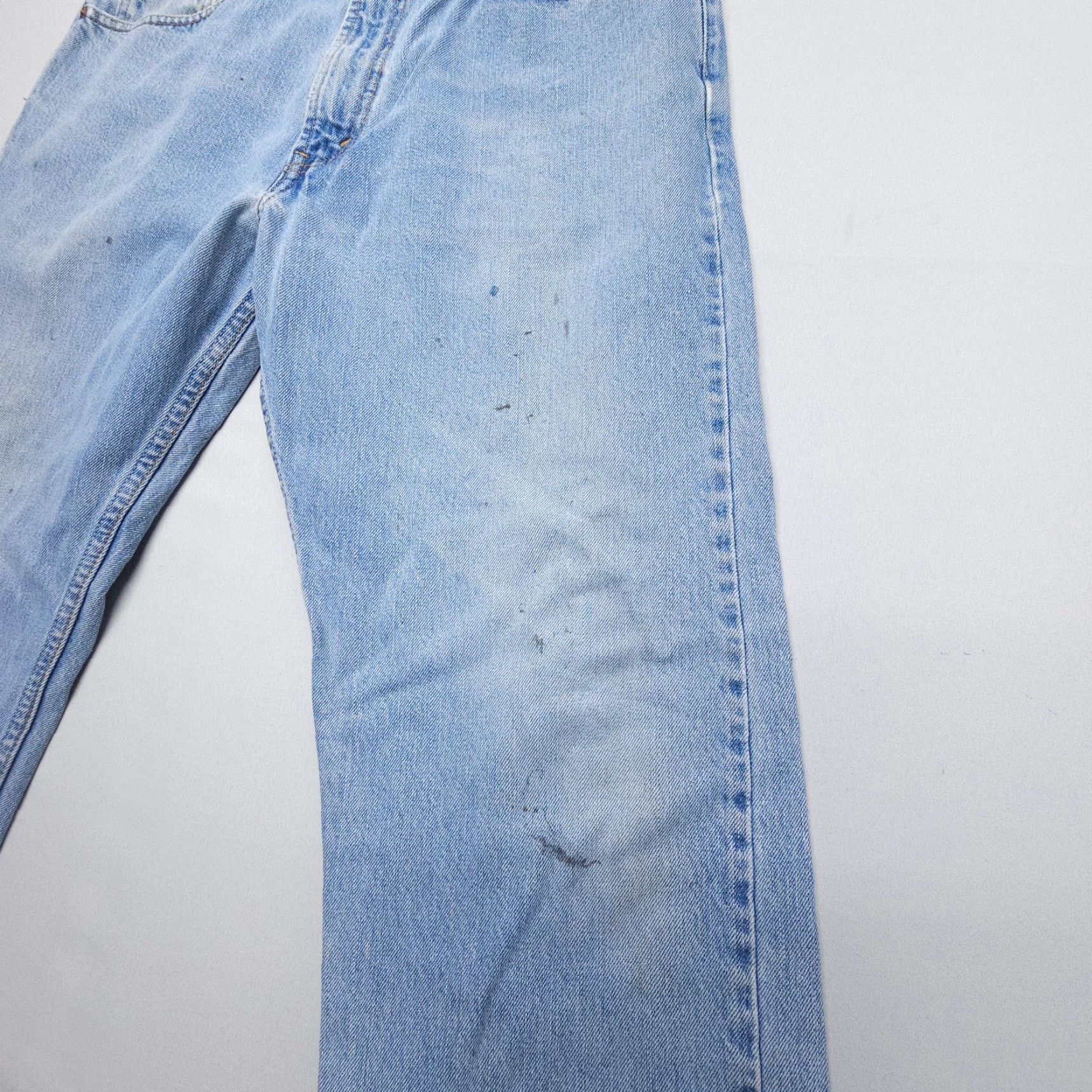 Levi's VINTAGE Levi's 505 Jeans Men 36 x 30 Blue Distressed Stains 2000s Straight Denim Cotton Regular 5-Pocket Levi's 500 Series Mens Size US 36 / EU 52 - 5 Thumbnail