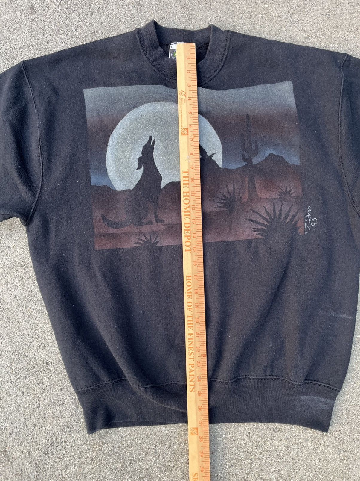 Fruit Of The Loom Vintage 1995 Fruit Of The Loom Crewneck Sweatshirt USA Boxy Size US L / EU 52-54 / 3 - 5 Thumbnail