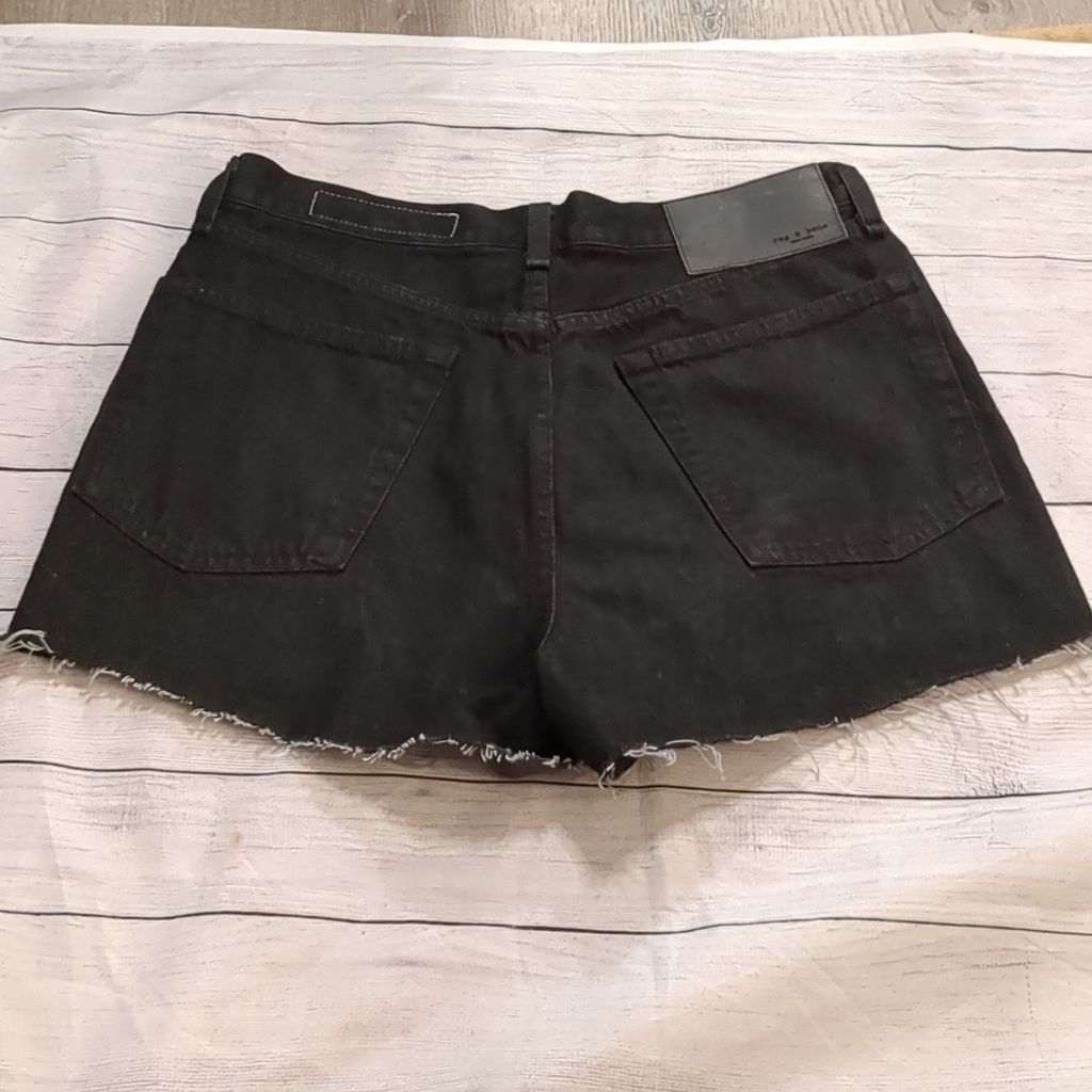 Rag & Bone Rag & bone Maya high rise black shorts size 29 Size 29" - 2 Thumbnail