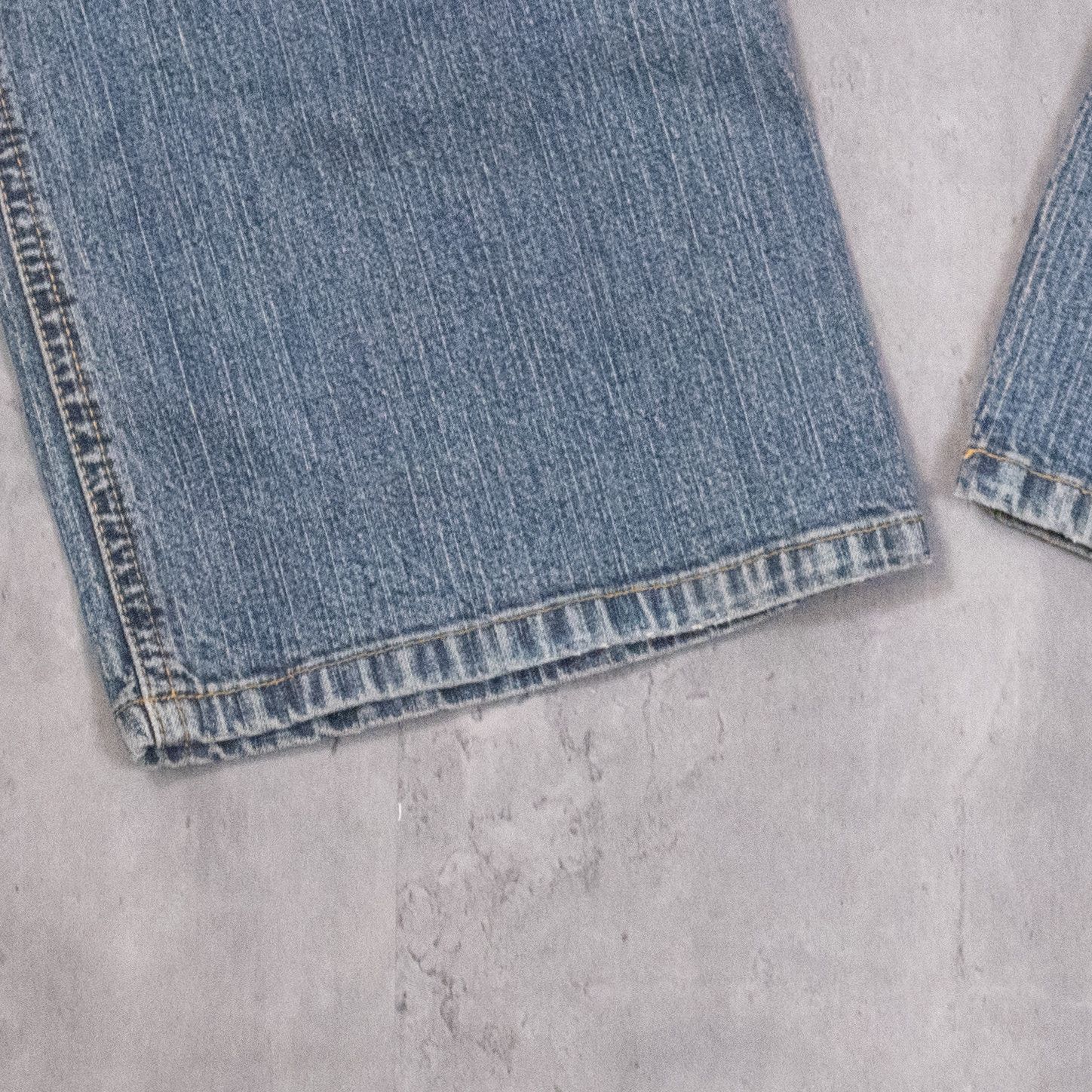 Denver Hayes × Vintage Vintage 1990's Denver Hanes Cargo Baggy Denim Pant's Size US 32 / EU 48 - 16 Thumbnail