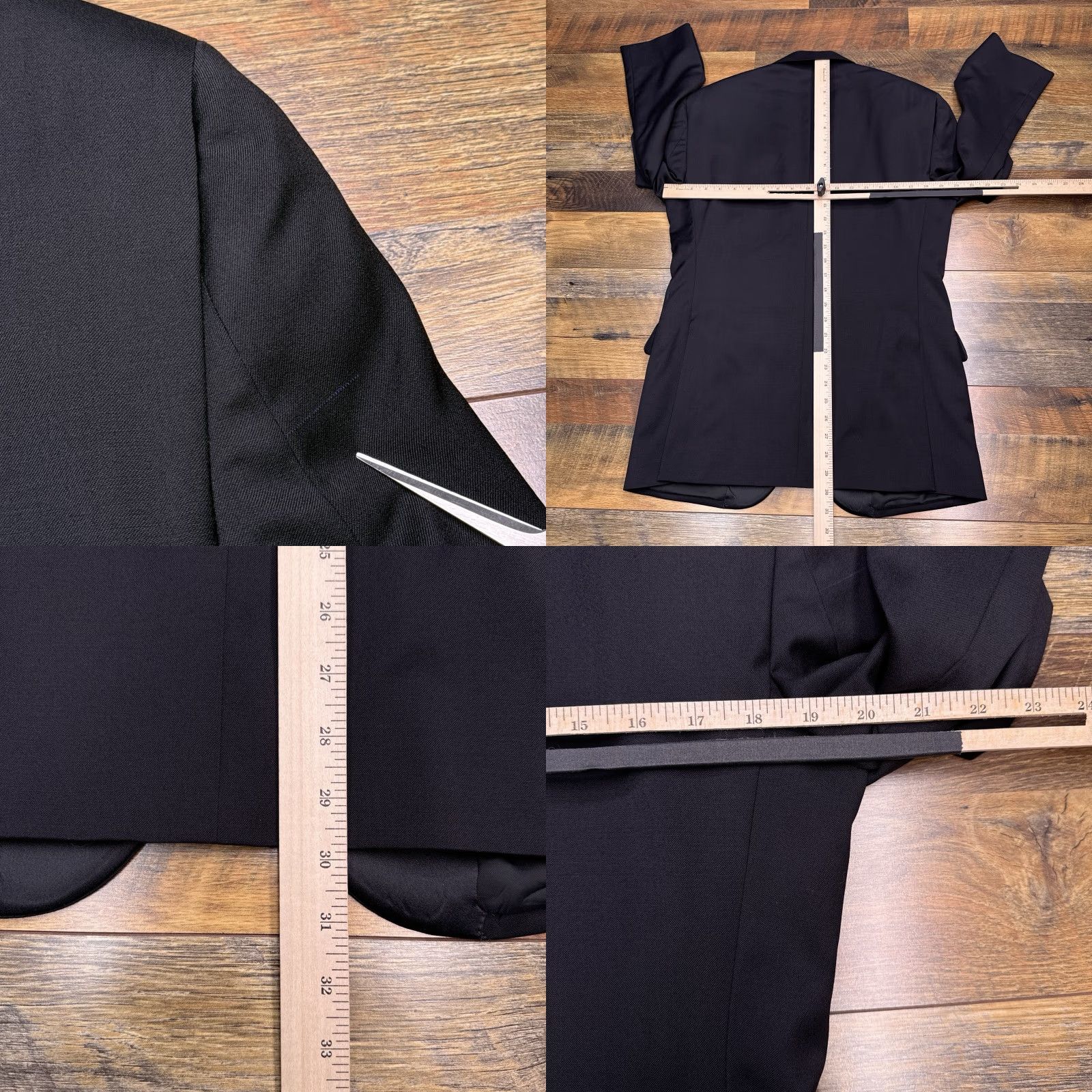 Jos. A. Bank Jos A Bank Traveler Tuxedo Suit 38 Regular Black 32 Waist Pants 2 Piece Formal Shirt? Size 38R - 9 Thumbnail