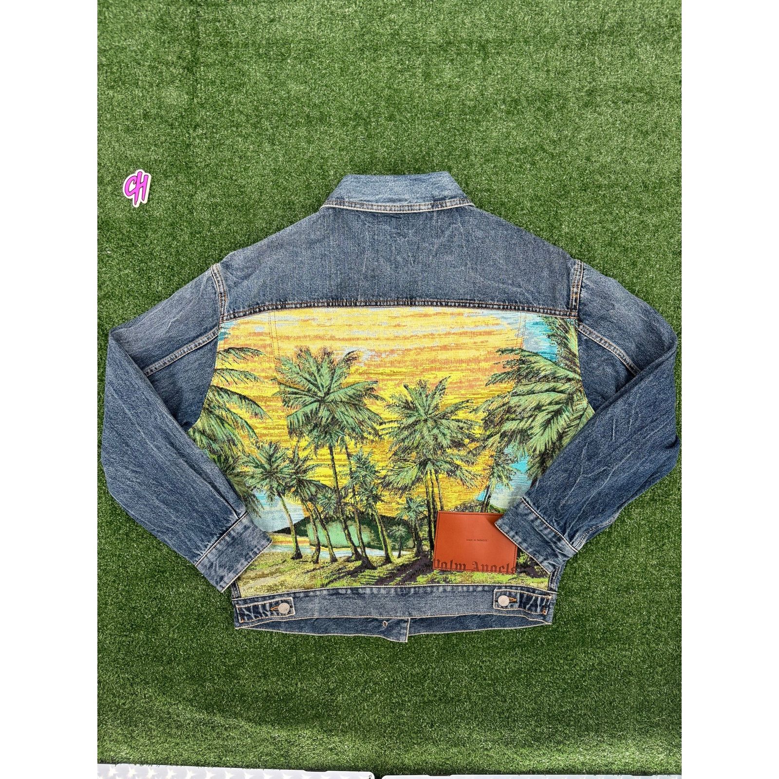 Palm Angels Palm Angels Sunrise Cobalt Denim Jacket Size Small Size US S / EU 44-46 / 1 - 2 Thumbnail