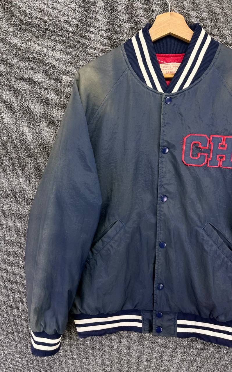 Champion Vintage Champion Rare Patchwork Trashed Varsity Jacket Size US L / EU 52-54 / 3 - 9 Thumbnail