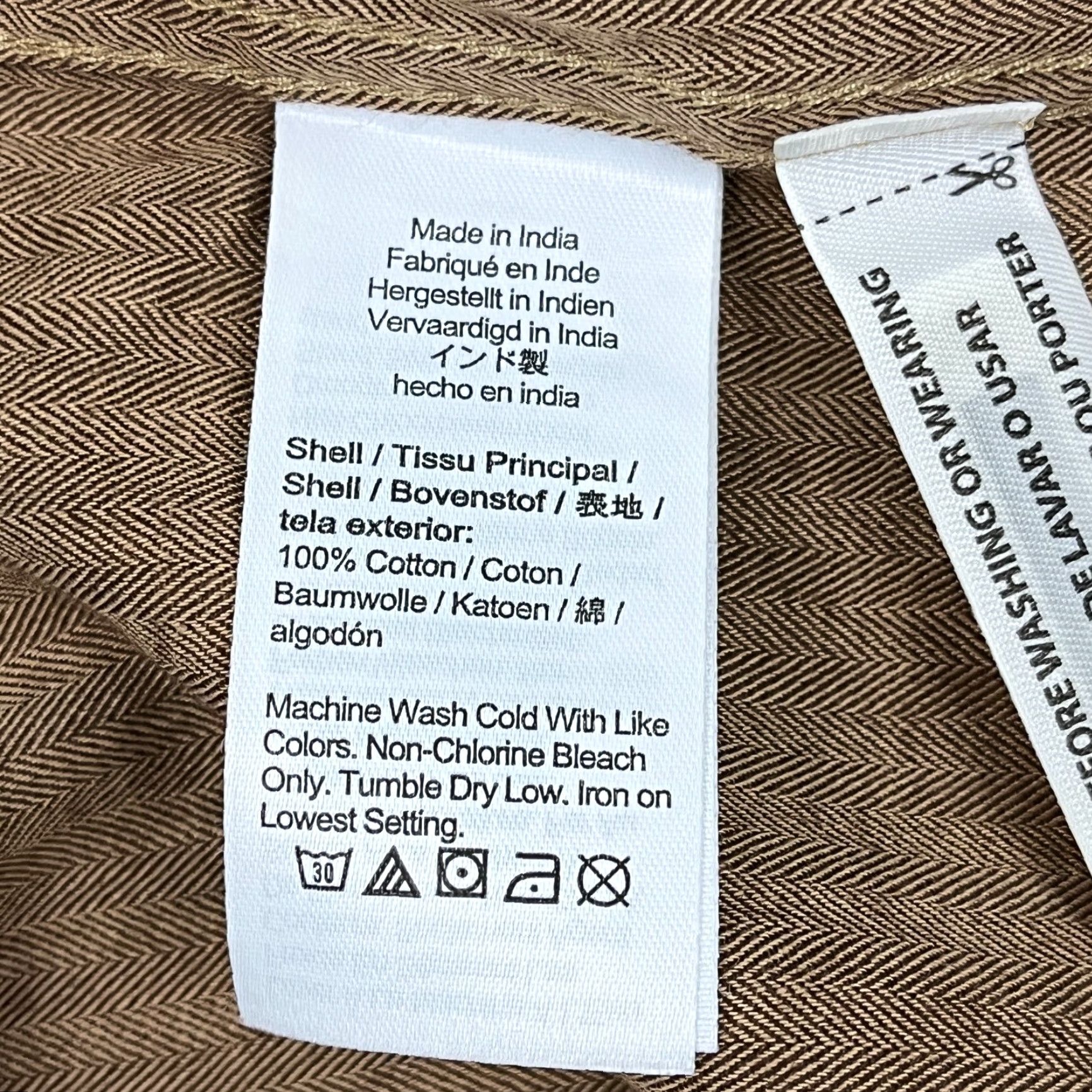 J.Crew J. Crew Brushed Twill Cotton Shirt Mens XL Classic Fit Brown Button Down NEW Size US XL / EU 56 / 4 - 6 Thumbnail