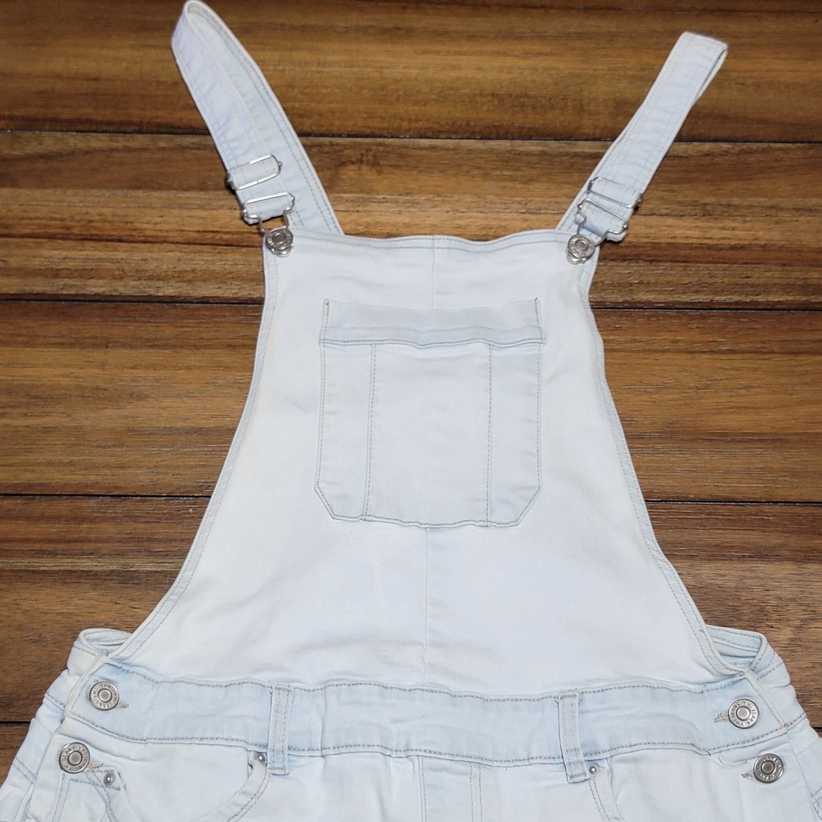 Other YMI Curvy Fit Light Wash Denim Shortalls - Size 15/32 Size 33" - 2 Thumbnail