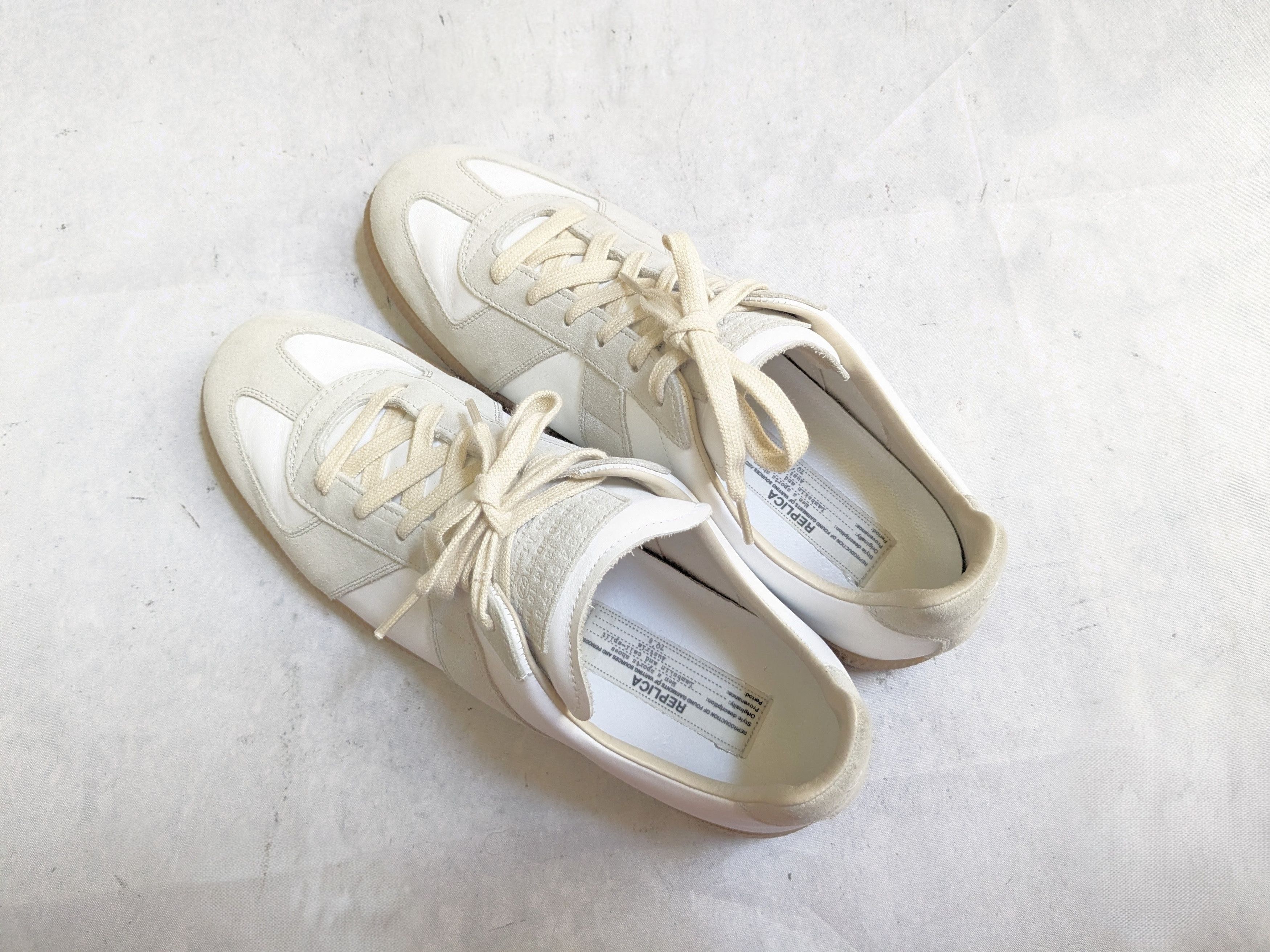 Maison Margiela Maison Margiela Replica GAT Sneakers White Gray 11 44 Gum Size US 11 / EU 44 - 14 Thumbnail