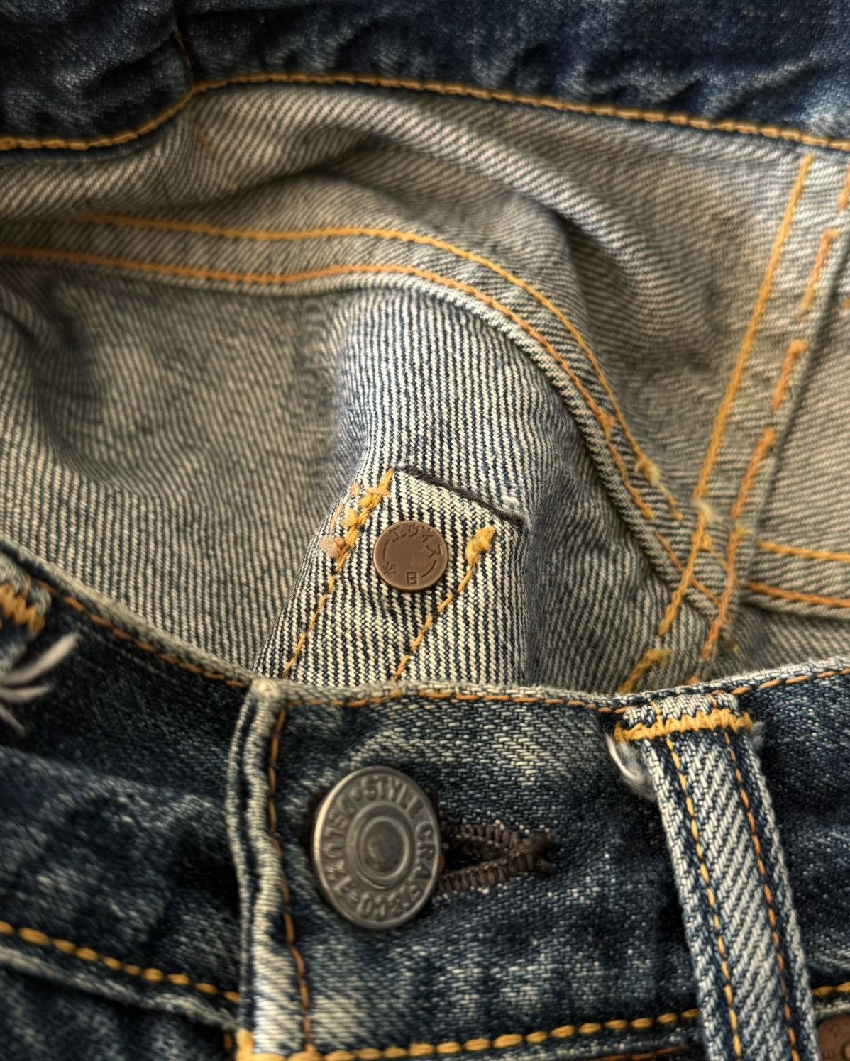 Evisu Vintage00s EVISU SELVEDGE DENIM JEANS Size US 29 - 17 Thumbnail
