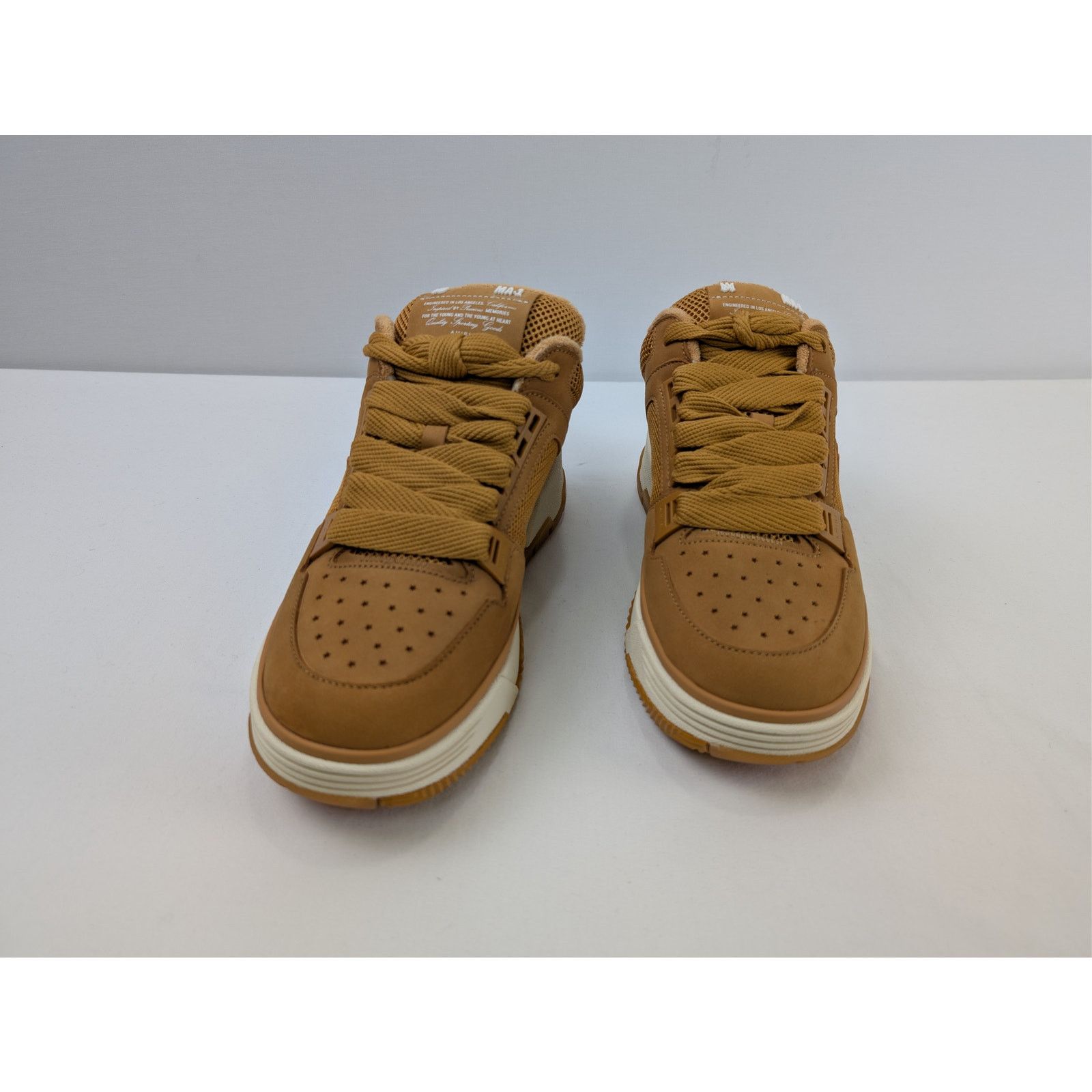 Amiri o1rshd1 Nubuck MA-1 Sneaker shoe in Wheat/Brown Size US 10 / EU 43 - 7 Thumbnail