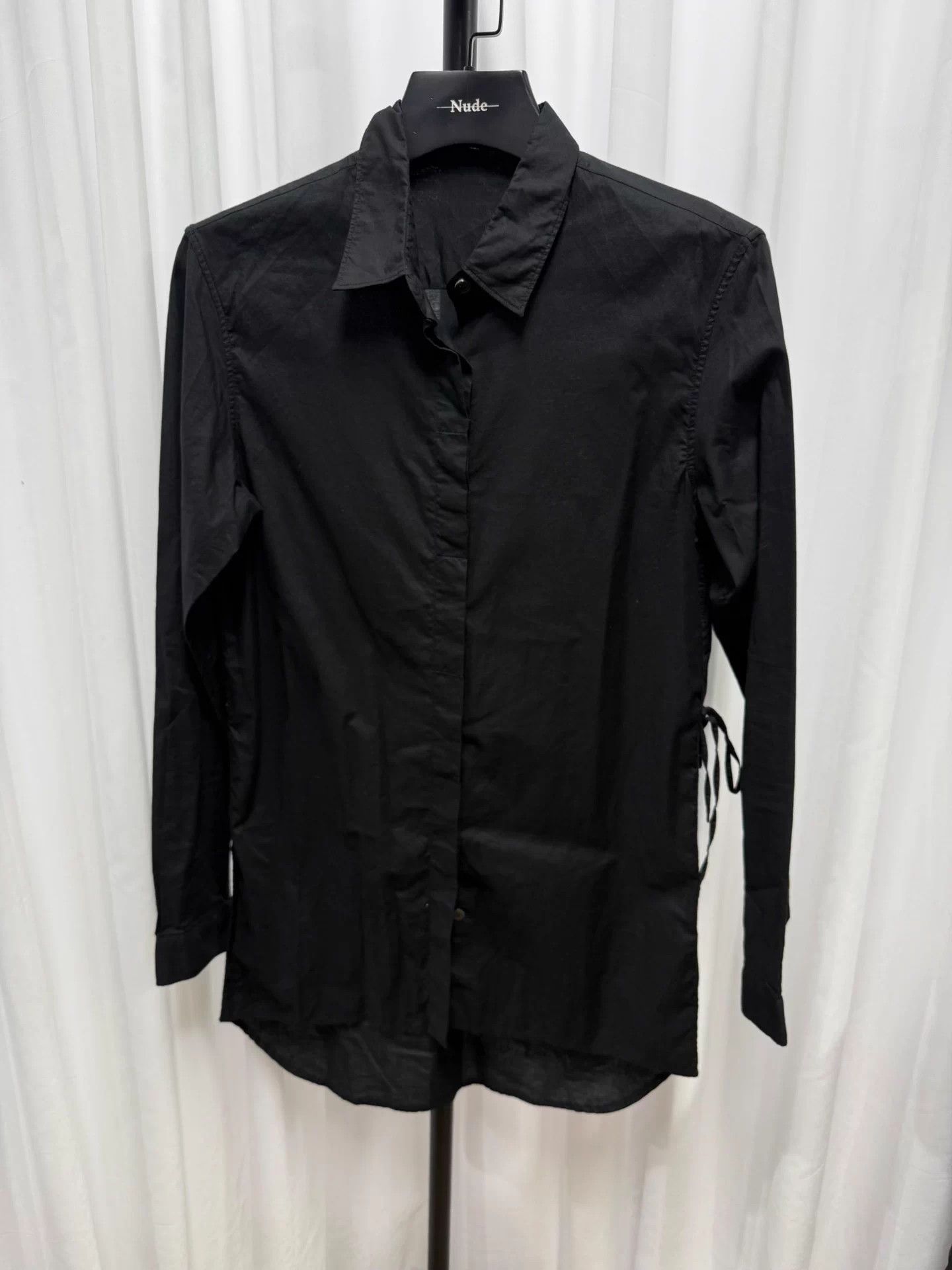 Ann Demeulemeester Ann Demeulemeester Ribbon Shirt Size 36 Classic Minimalist Size XS / US 0-2 / IT 36-38 - 1 Thumbnail