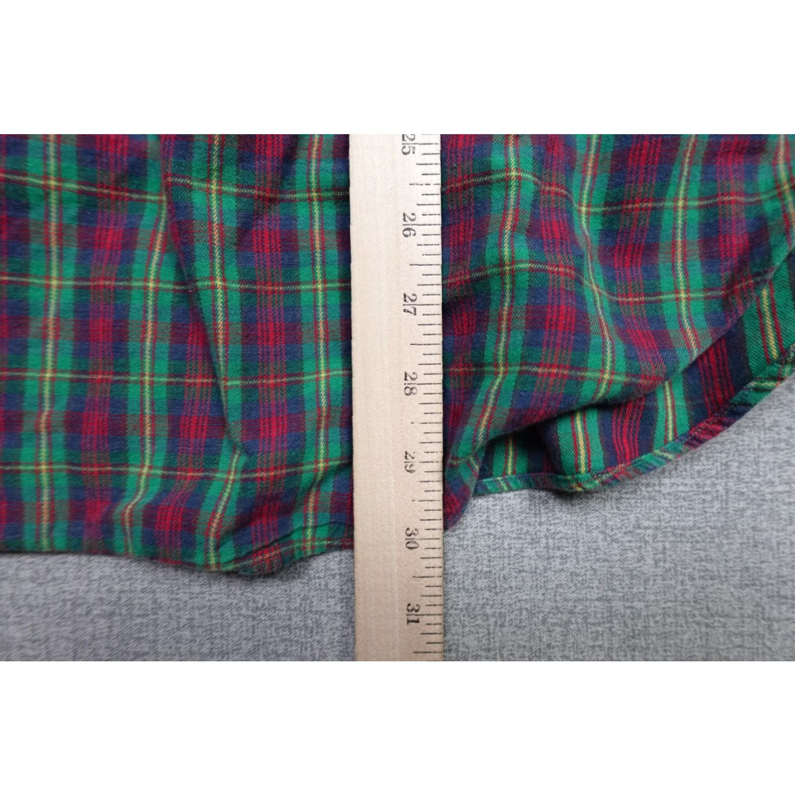 Polo Ralph Lauren Polo Ralph Lauren Shirt Mens Large Green Plaid Button-Up Vintage-Style Casual Comfort Size US L / EU 52-54 / 3 - 6 Thumbnail