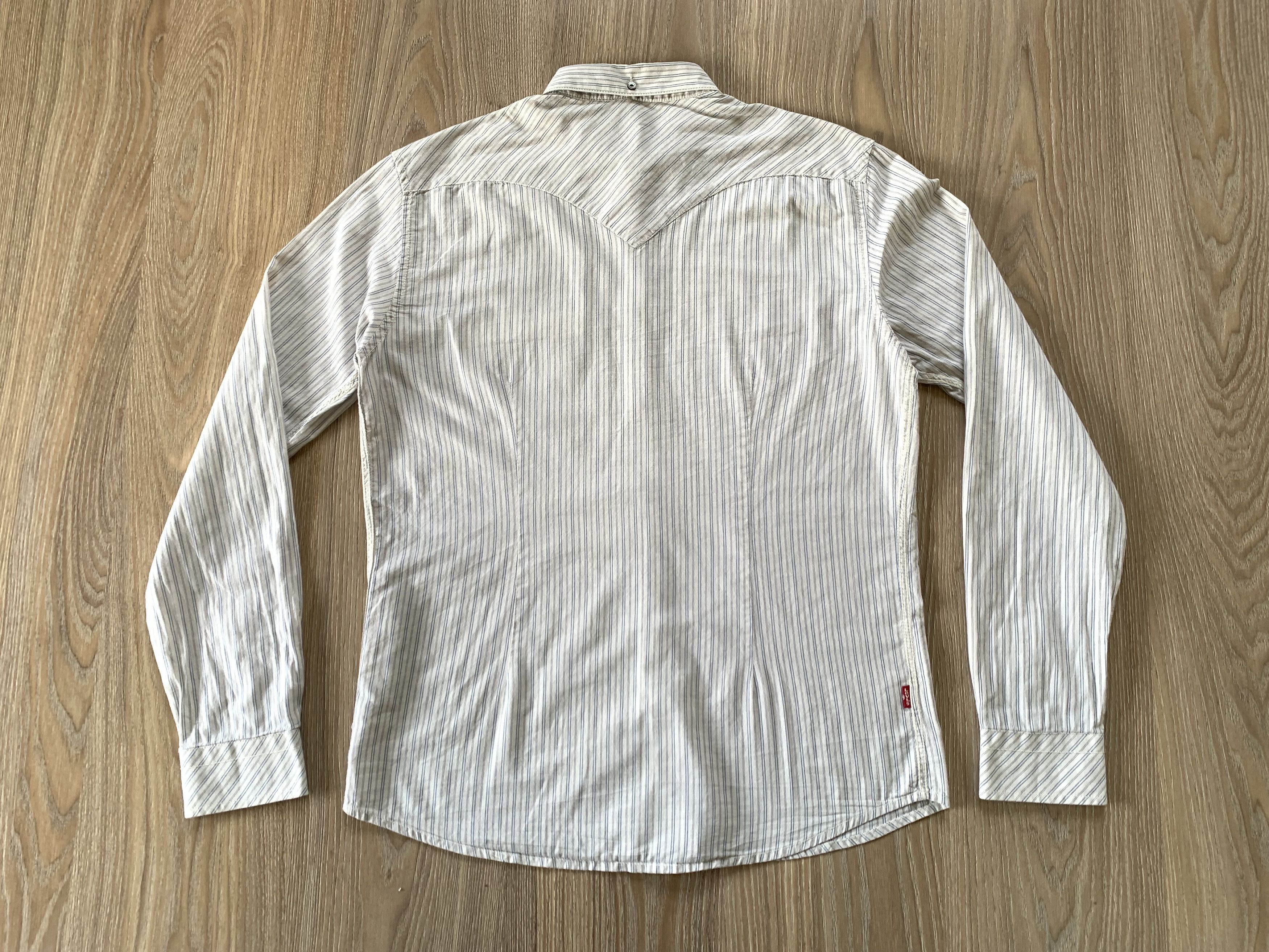 Levi's × Levi's Vintage Clothing Levi's Vintage Long Sleeve Stripe Button Up Shirt Size US L / EU 52-54 / 3 - 3 Thumbnail
