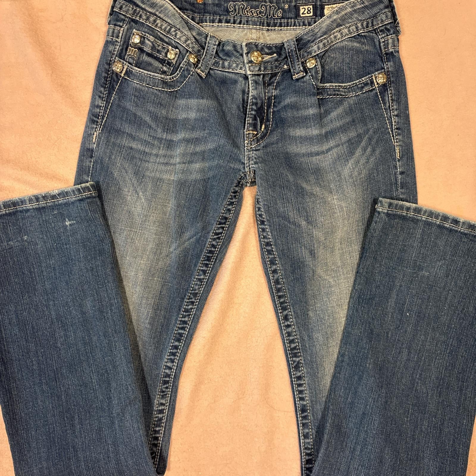 Other vintage miss me distressed flare jeans Size 28" / US 6 / IT 42 - 6 Thumbnail