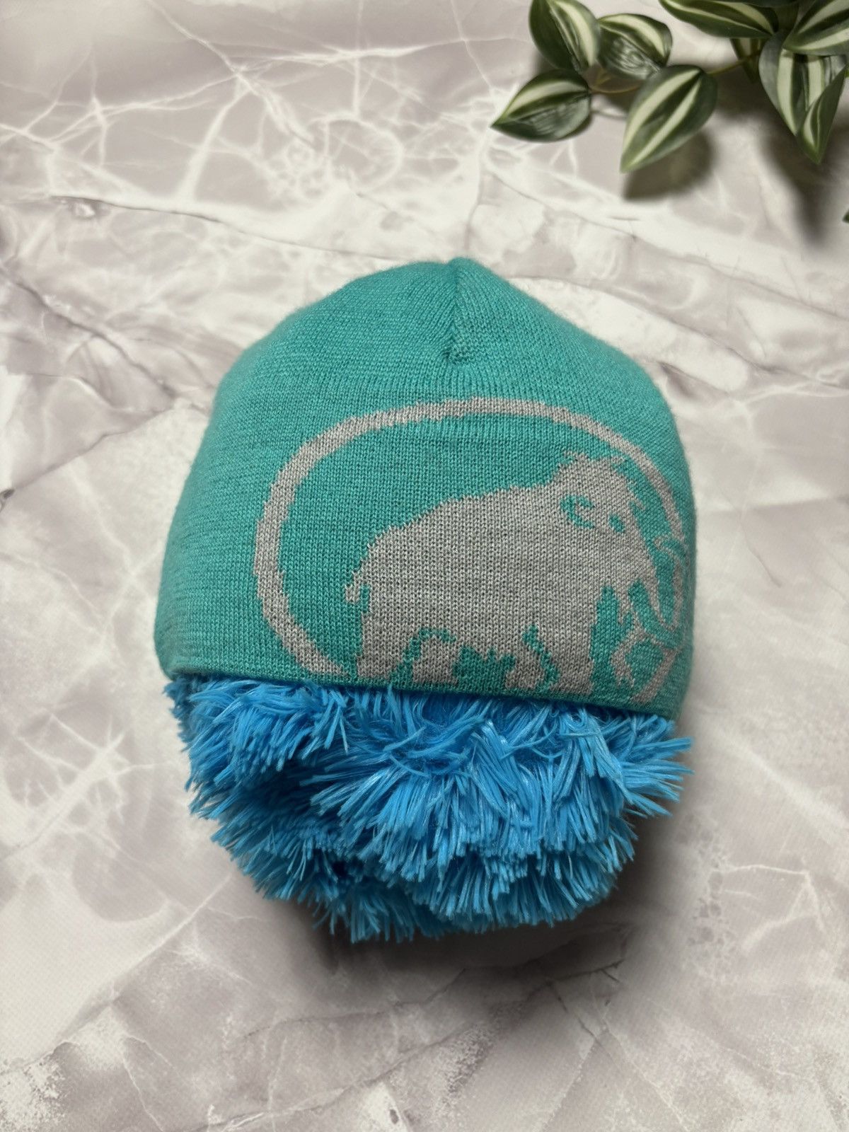 Mammut Mammut Tweak Beanie Hat Wool Blend Turquoise Unisex One Size Size ONE SIZE - 5 Thumbnail