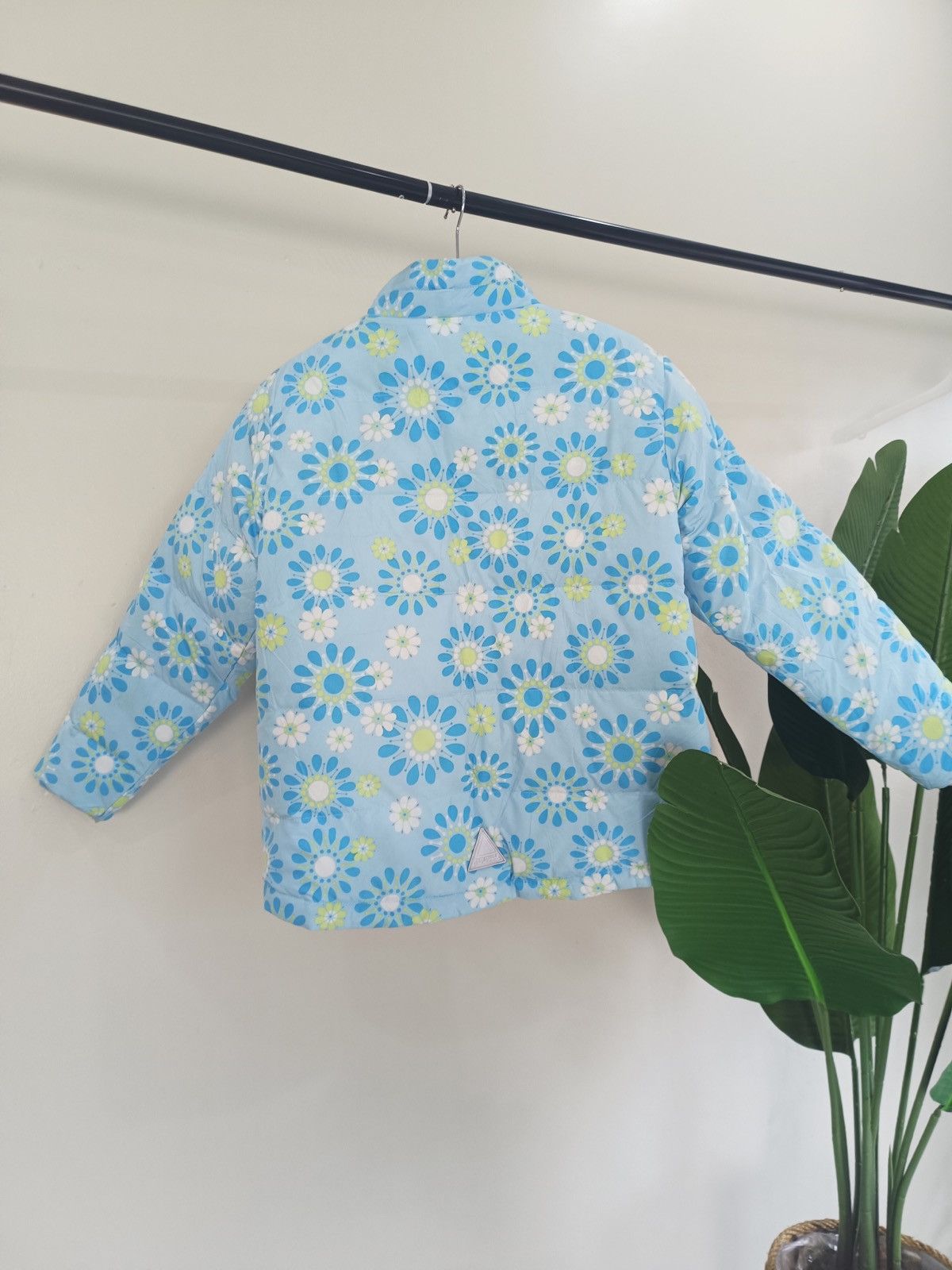 L.L. Bean × Vintage L.L Bean Blue Floral Puffer Size L / US 10 / IT 46 - 2 Thumbnail