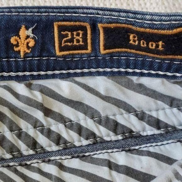 Rock Revival Rock Revival Bootcut Decorative Pockets Blue Sz. 28 Jeans Size 28" / US 6 / IT 42 - 8 Thumbnail