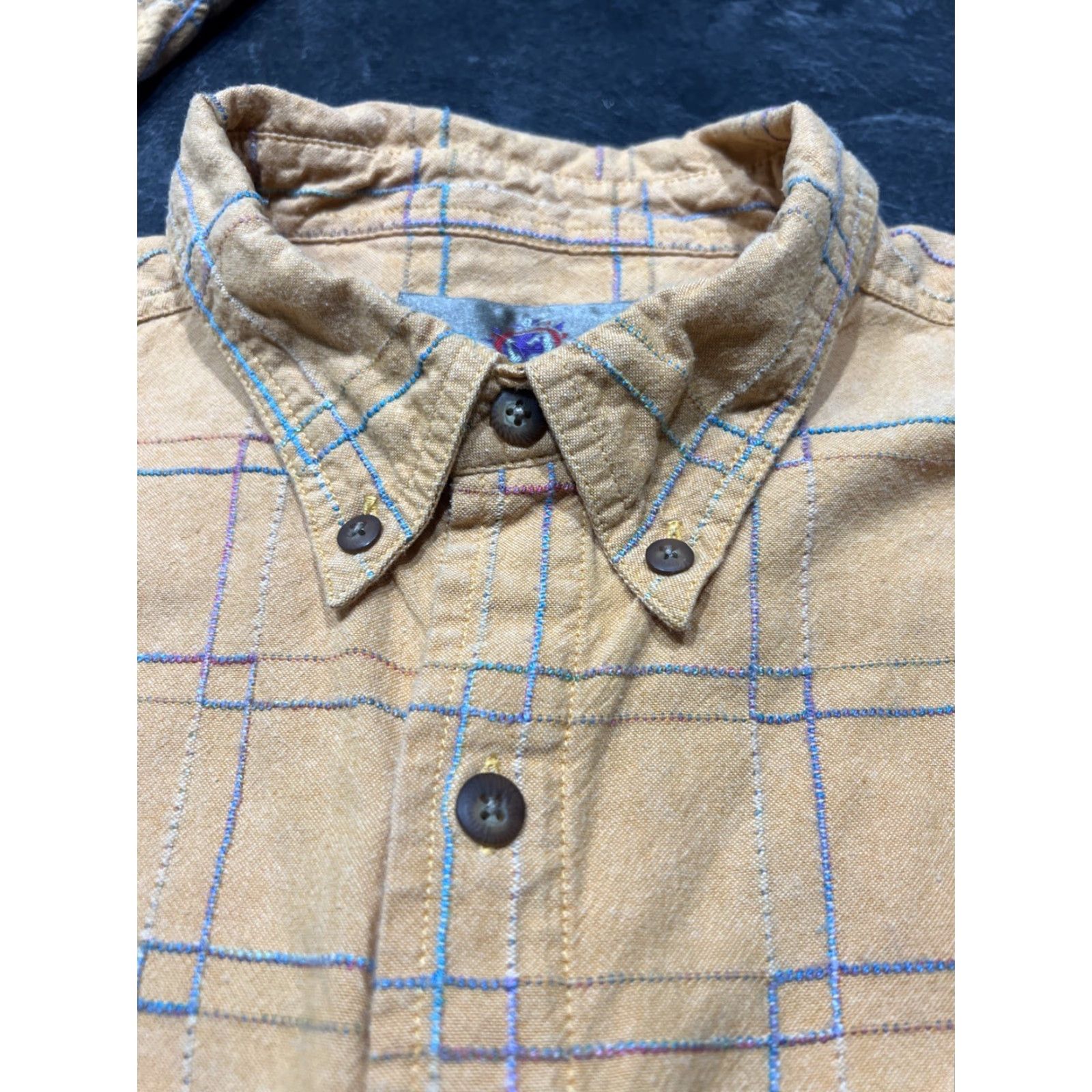 The Territory Ahead The Territory Ahead Shirt Mens L Plaid Button-Down Long Sleeve Pocket Multicolor Cotton Viscose Woven Regular Button-Up Collar-Down Size US L / EU 52-54 / 3 - 6 Thumbnail