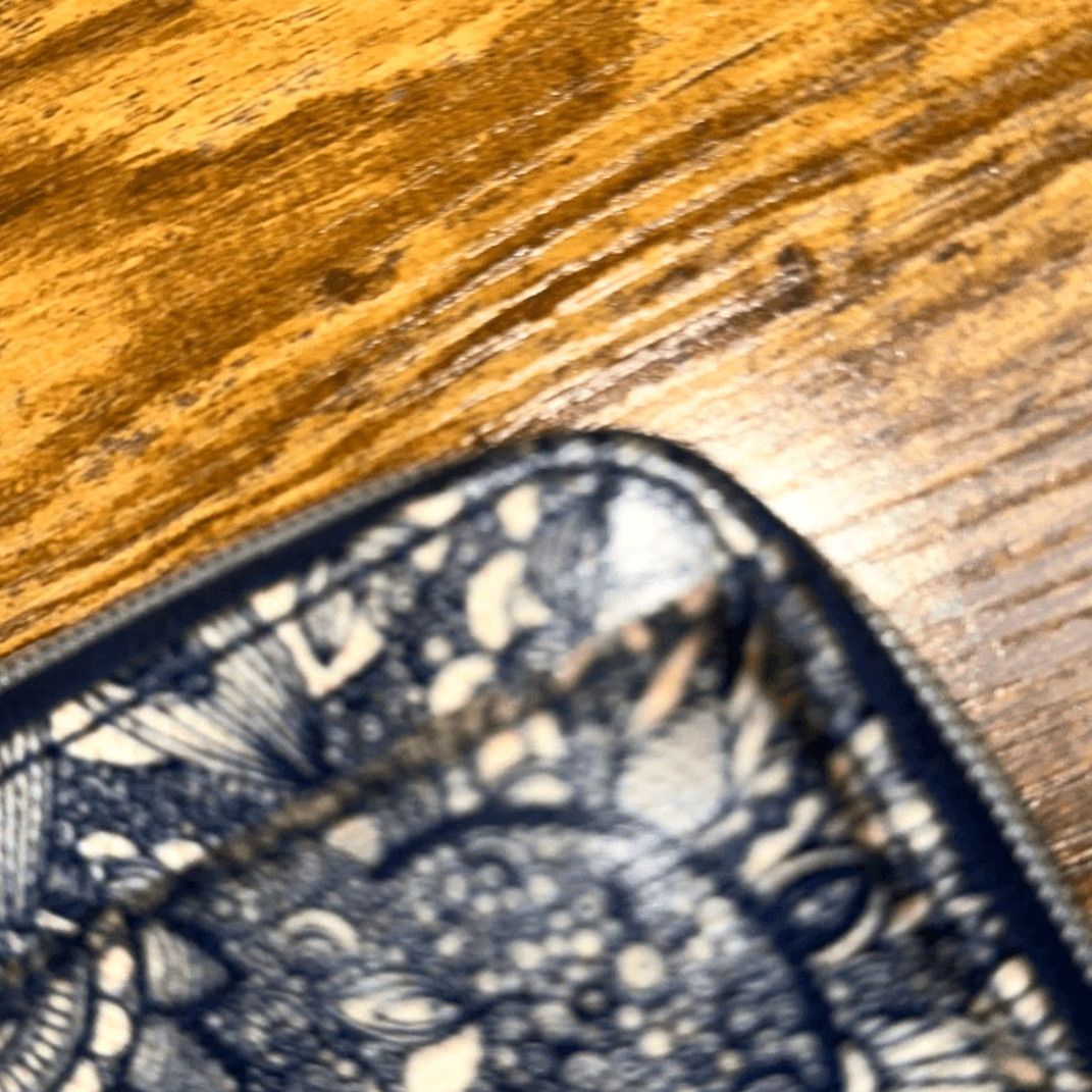 Vintage VINTAGE Sakroots Artist Zip Around Wallet Navy Blue White Floral Spirit Desert Clutch Unisex Adults Medium Size ONE SIZE - 5 Thumbnail