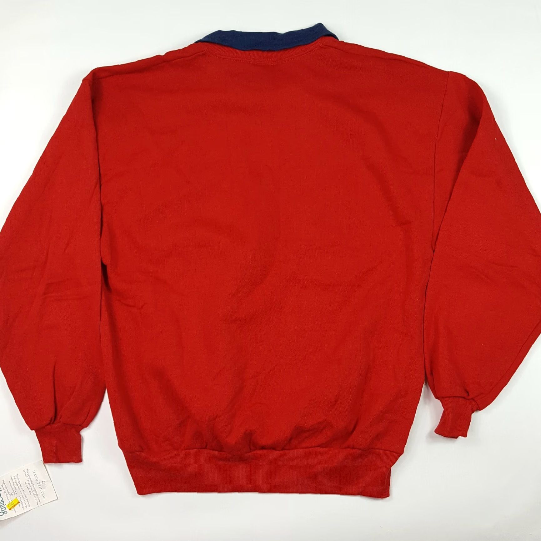 Vintage VINTAGE 80s Sports Mom Size M Crewneck Red Pullover Puff Print Retro Sweatshirt Nike Size US M / EU 48-50 / 2 - 6 Thumbnail