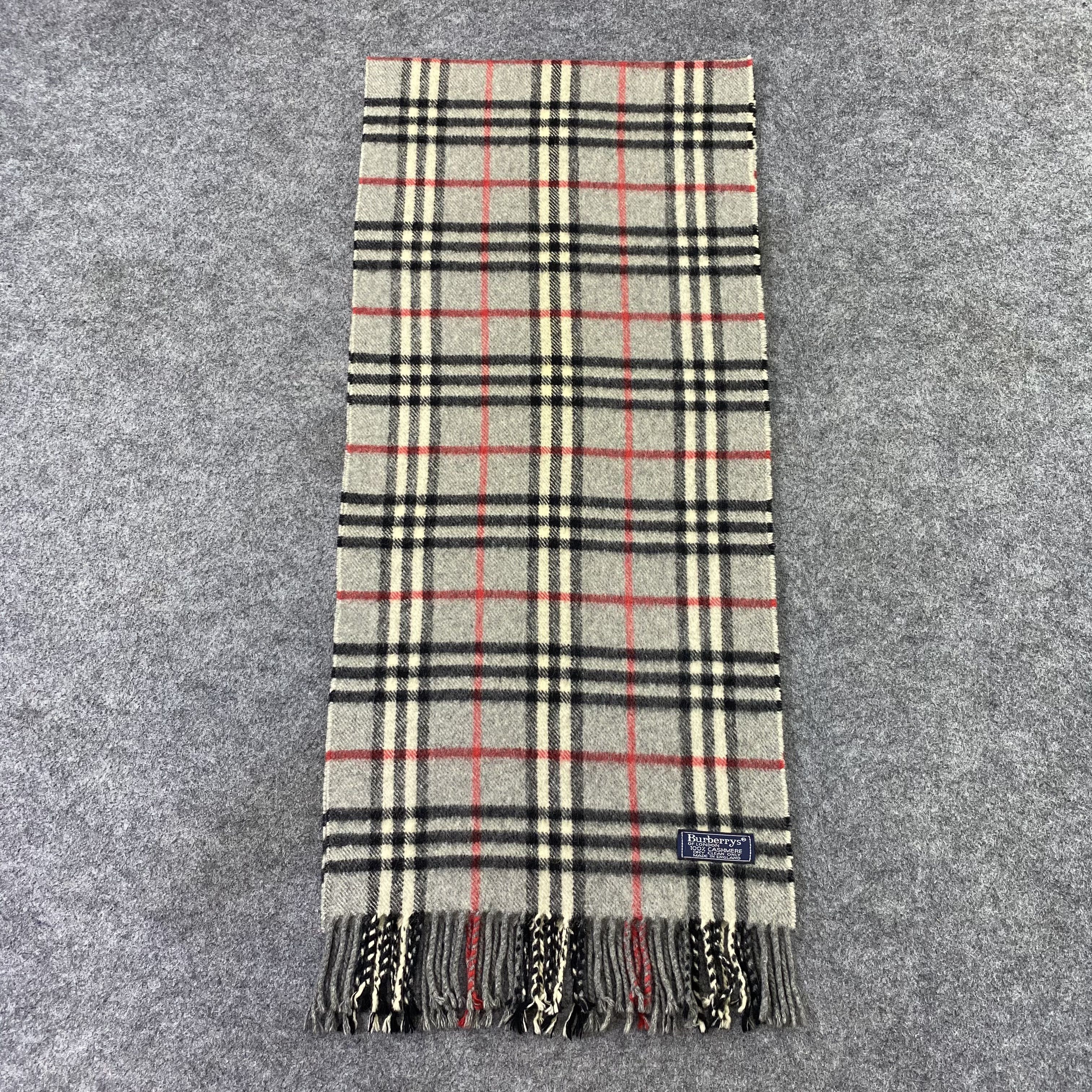 Burberry Burberry Cashmere Muffler / Scarf / Neckwear-T1517 Size ONE SIZE - 2 Thumbnail