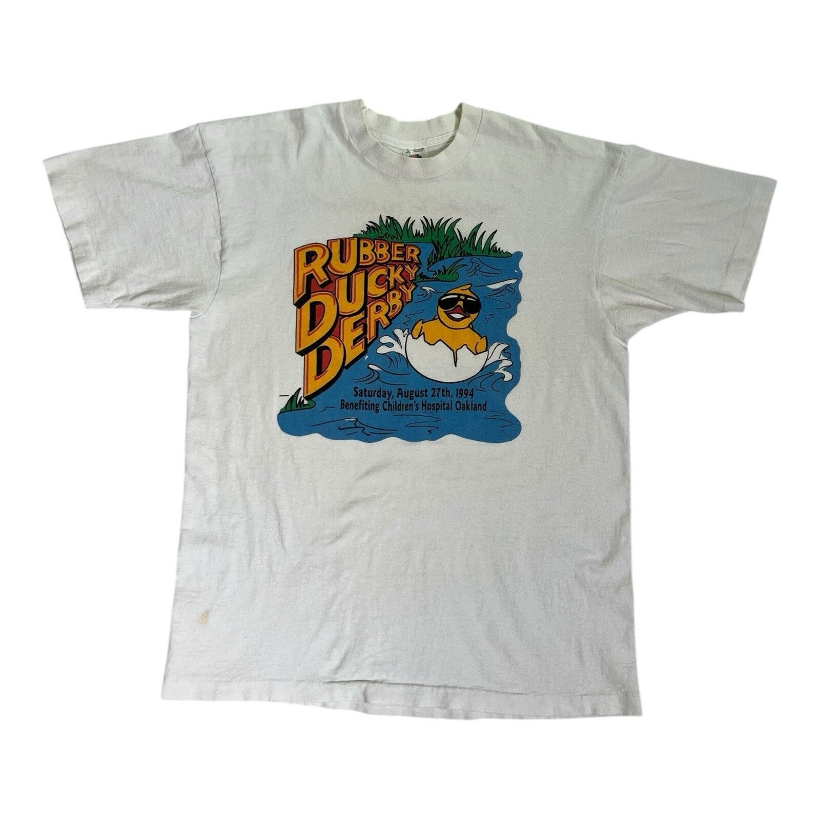 Hanes Vintage Rubber Ducky Derby T-Shirt Oakland California Size L Size US L / EU 52-54 / 3 - 1 Thumbnail