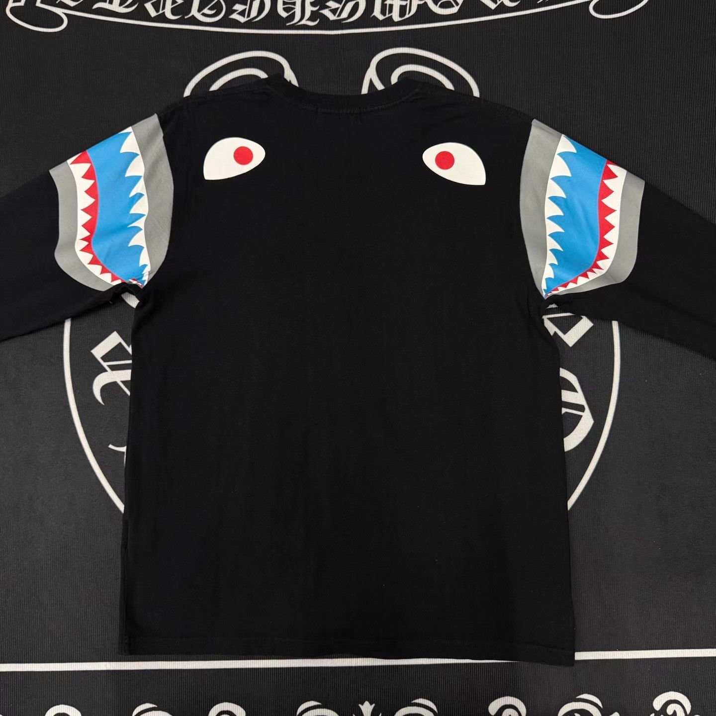 Bape BAPE Black Shark Long Sleeve Base Layer Q10 Size US M / EU 48-50 / 2 - 3 Thumbnail