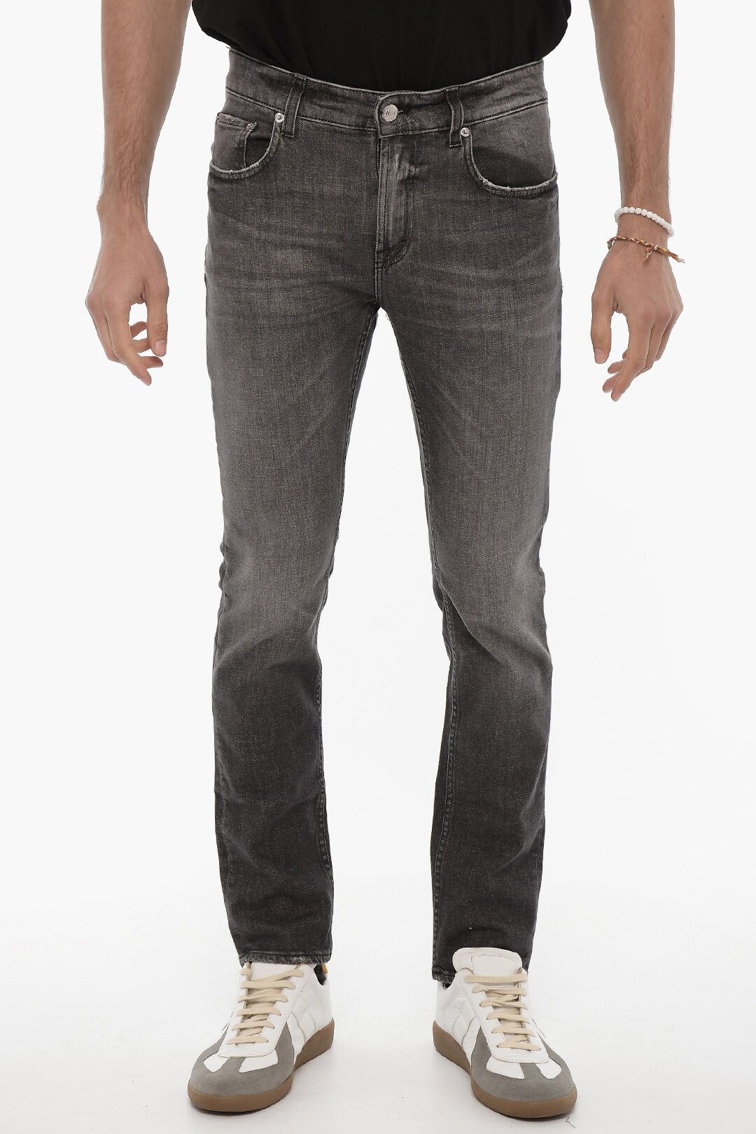 image of Department 5 Og1Mm0424 Dark Wash Skeith Jeans In Black, Men's (Size 30)