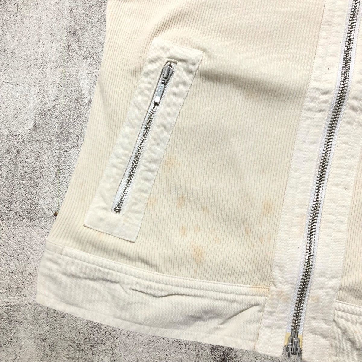 Japanese Brand 2000s Kumikyoku Corduroy Jacket Beauty Beast Beige Designer Size US XS / EU 42 / 0 - 6 Thumbnail