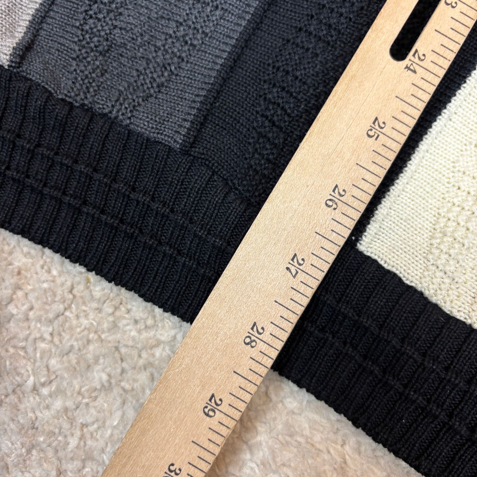 Protege × Vintage Vintage Protege 3D Textured Sweater Mens M 90s Biggie Cosby Size US M / EU 48-50 / 2 - 6 Thumbnail