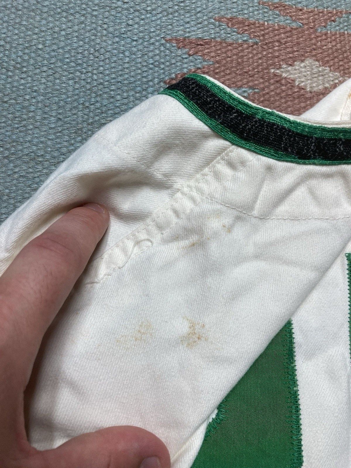 Vintage 40s cotton baseball jersey industrial furnace chain stitch X Size US XL / EU 56 / 4 - 10 Thumbnail