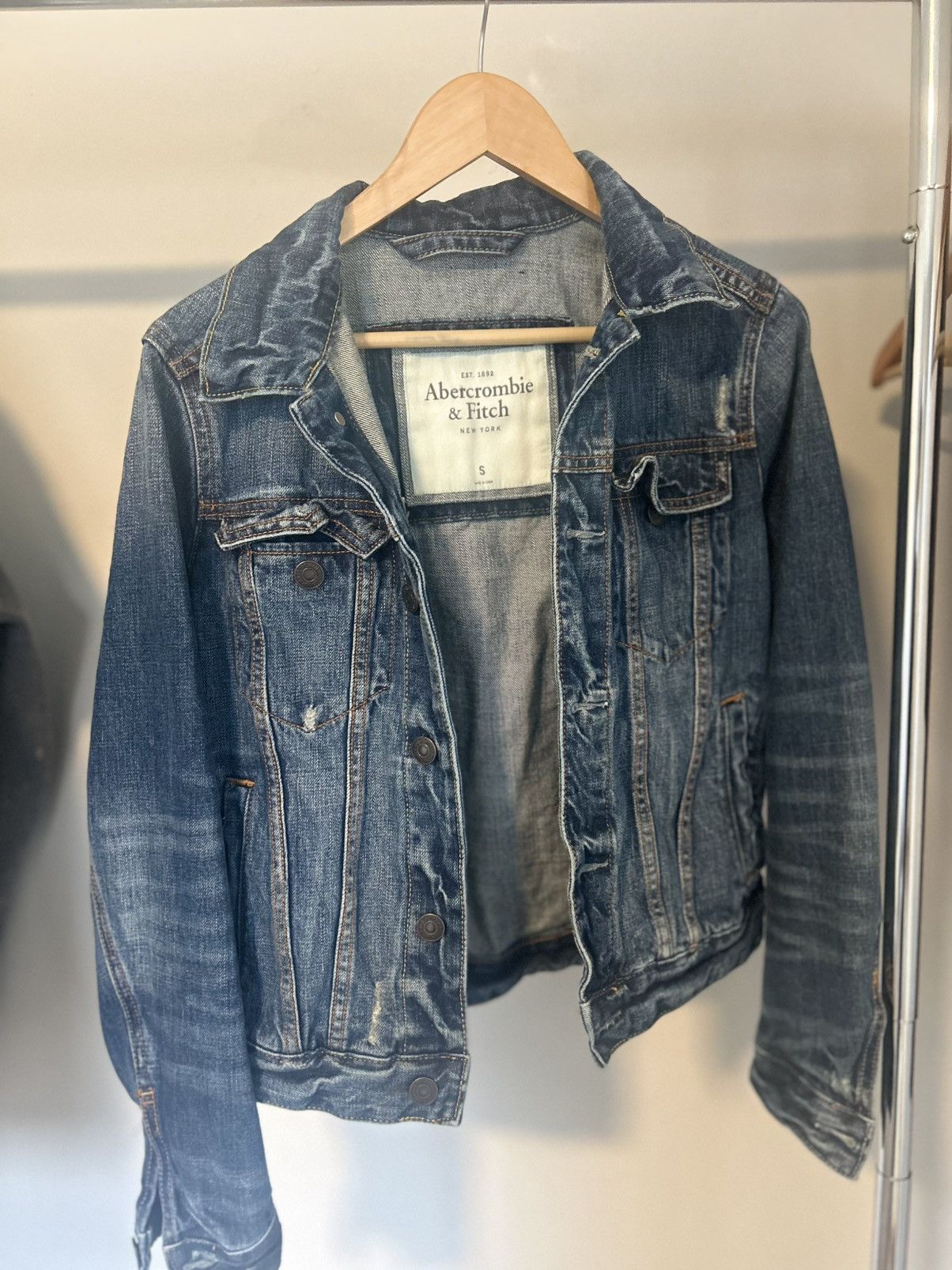 Abercrombie jean jacket y2k