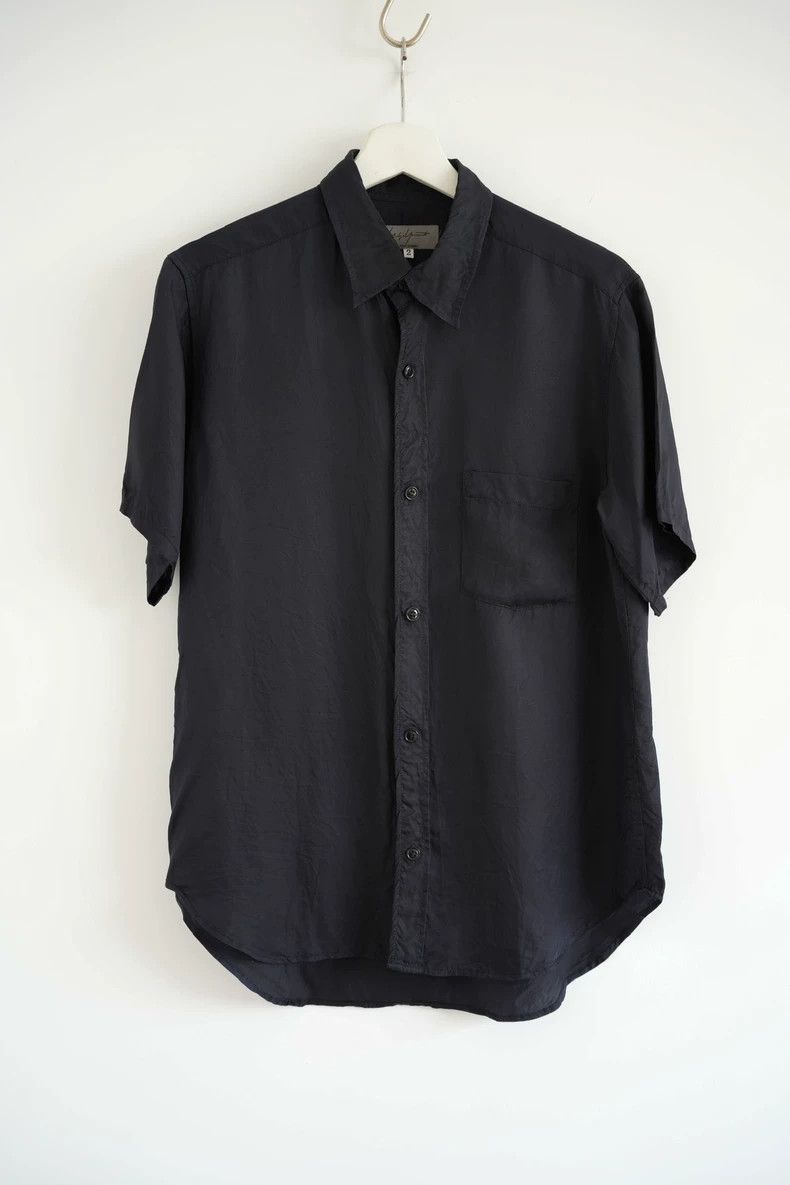 Yohji Yamamoto Yohji Yamamoto 14ss cuprammonium short-sleeved shirt Size US M / EU 48-50 / 2 - 1 Thumbnail