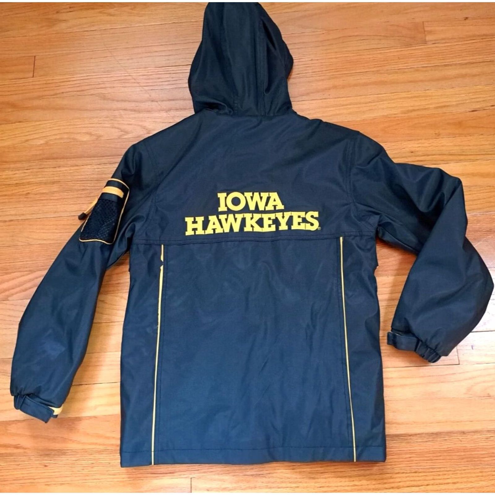 Vintage Iowa Hawkeyes Insulated Full Zip Hooded Parka Jacket L Black Unisex Adults Size L Size US L / EU 52-54 / 3 - 4 Thumbnail