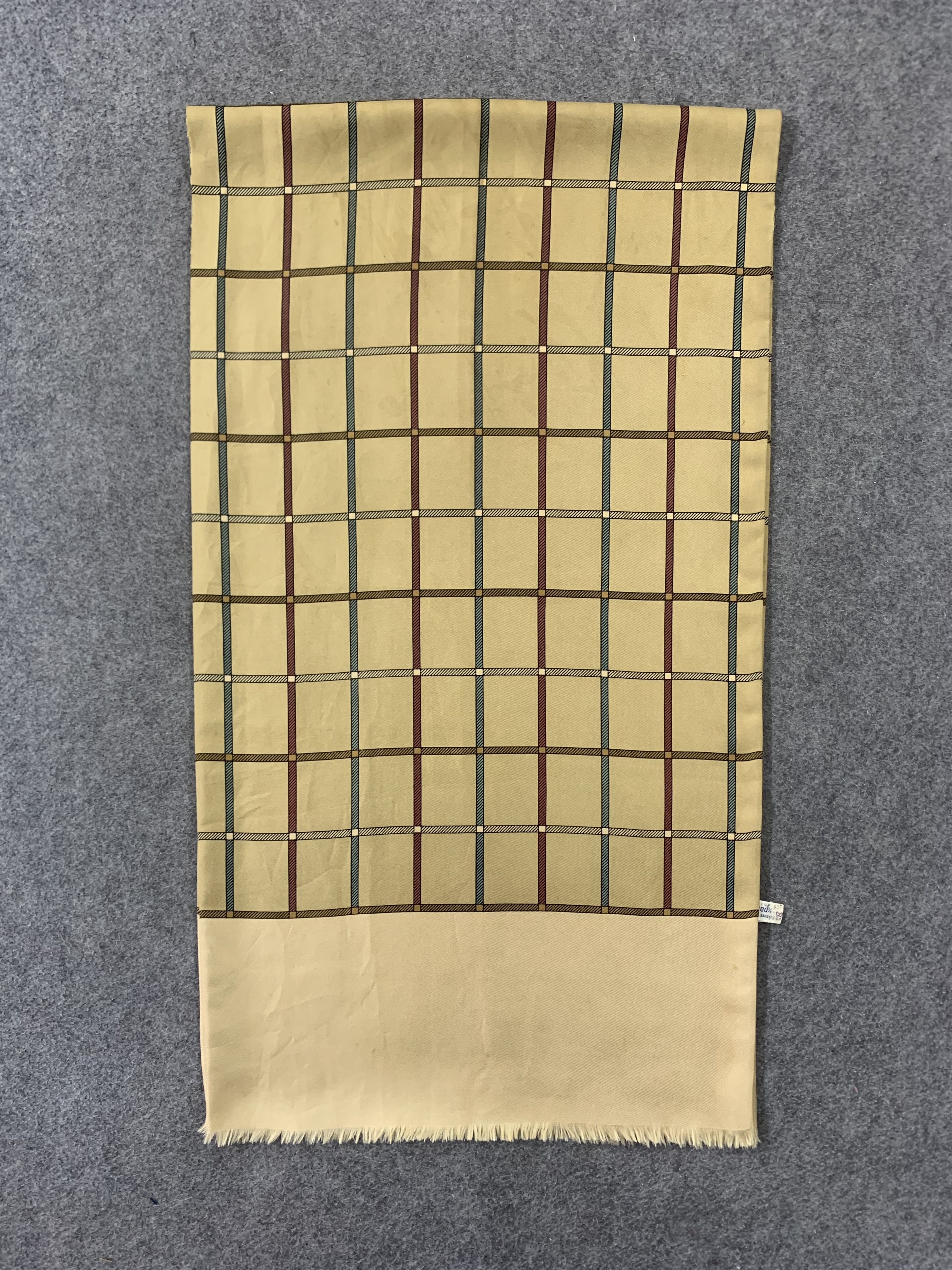 Burberry Burberry Scarf Silk Muffler Neck Wrap BL9337 Size ONE SIZE - 3 Thumbnail