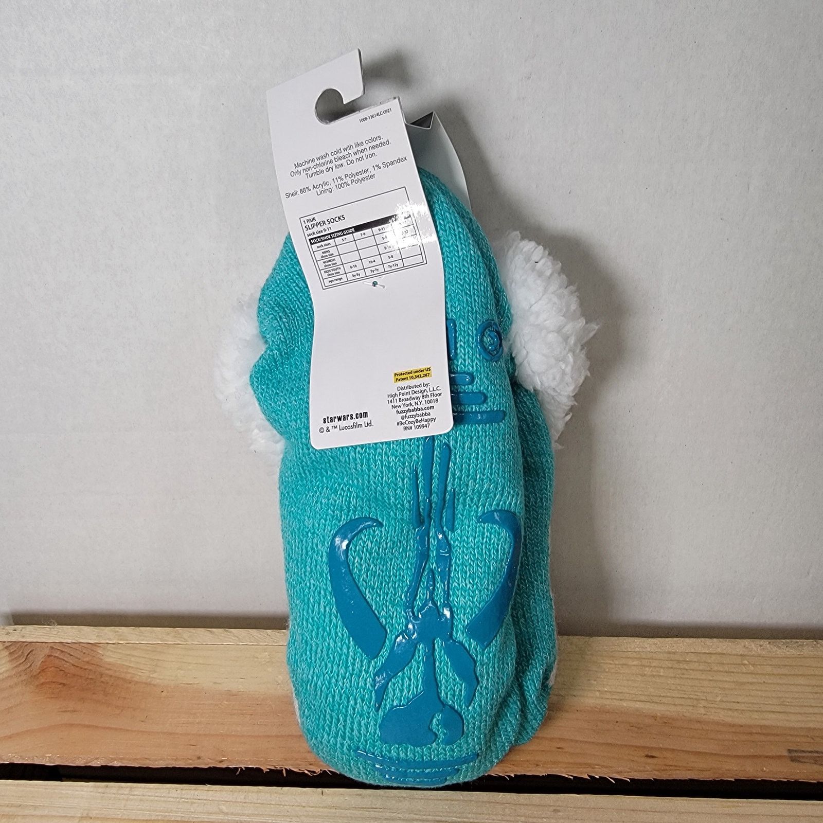 Disney Disney Star Wars Boba Fett Chibi Slipper Socks - 9-11 NWT Size US 6 / IT 36 - 5 Thumbnail