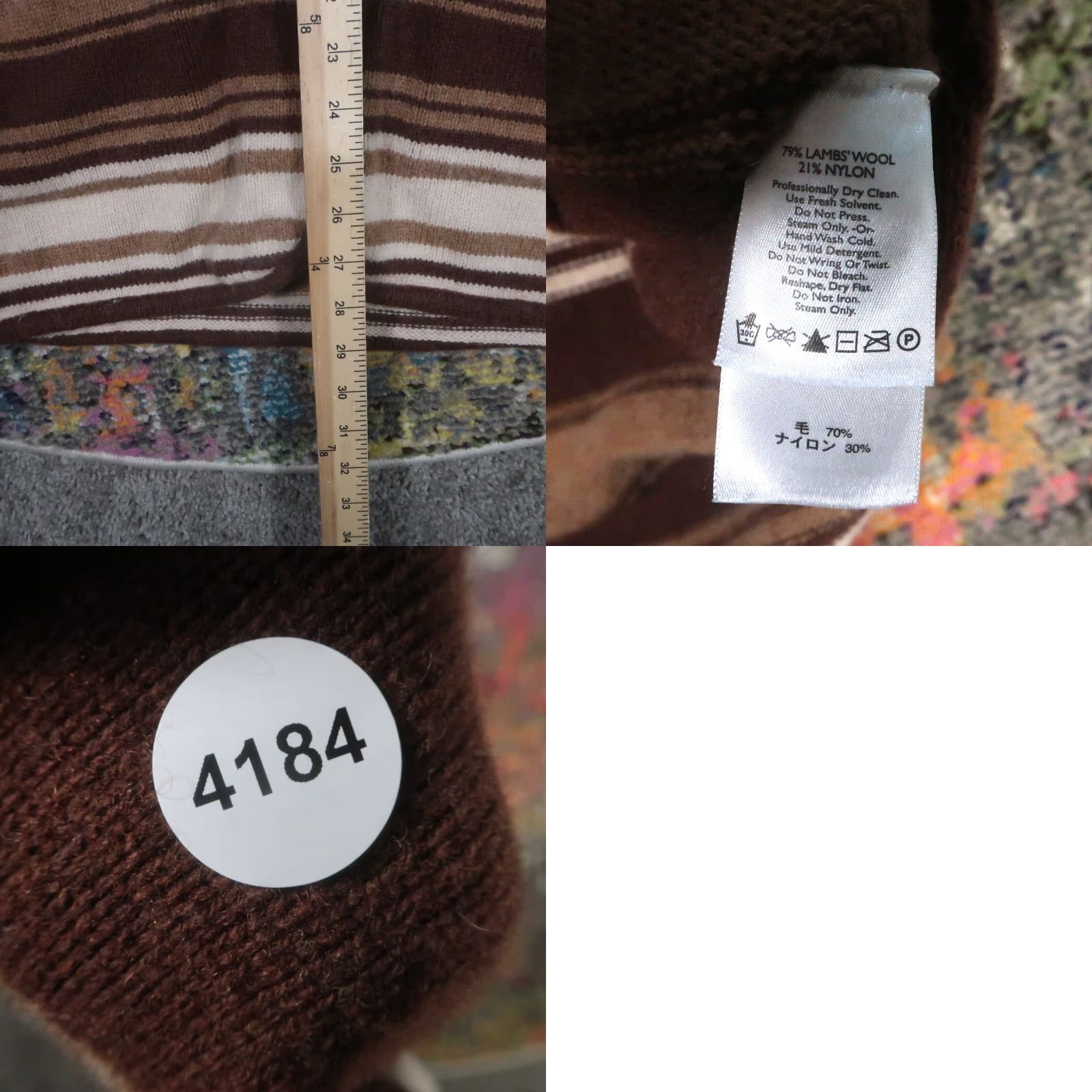 Eddie Bauer Eddie Bauer Cardigan Sweater Womens XL Short Sleeve Single Button Lambs Wool EUC Size XL / US 12-14 / IT 48-50 - 8 Thumbnail