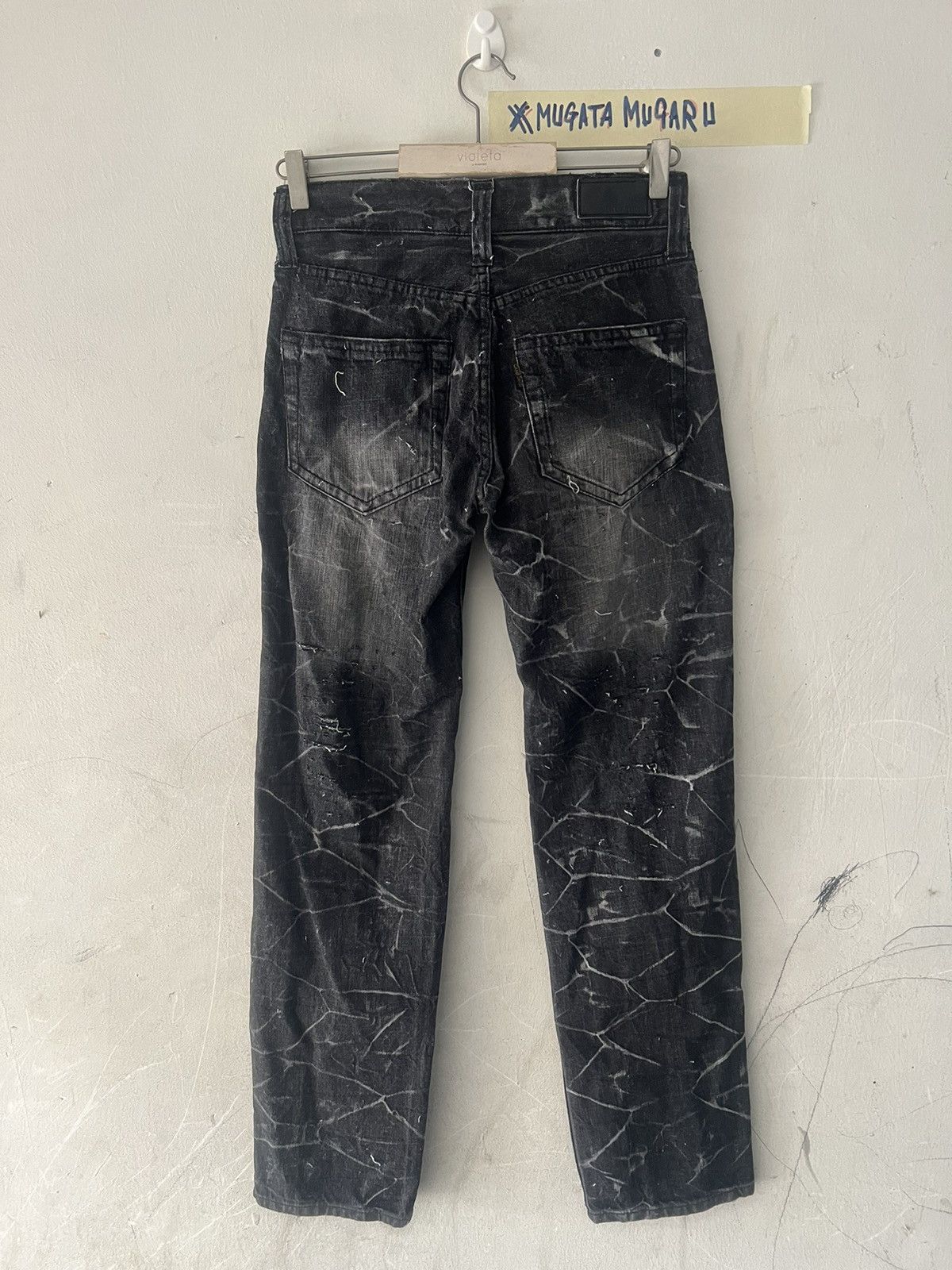 Japanese Brand × Vintage UNBRAND RIPPED DISTRESSED DENIM PANT Size US 28 / EU 44 - 11 Thumbnail